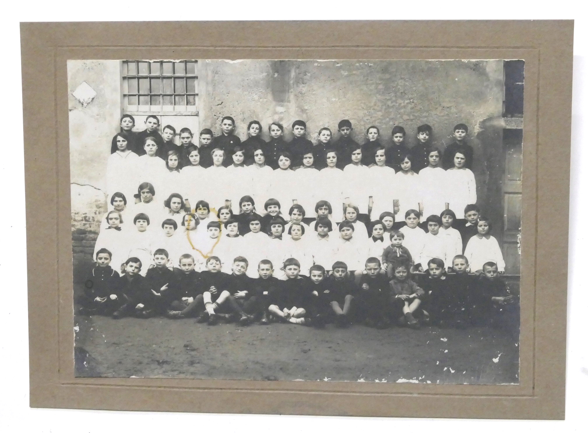 Fotografia d'epoca - Scuola mista di Pratiglione (?) Torino - …