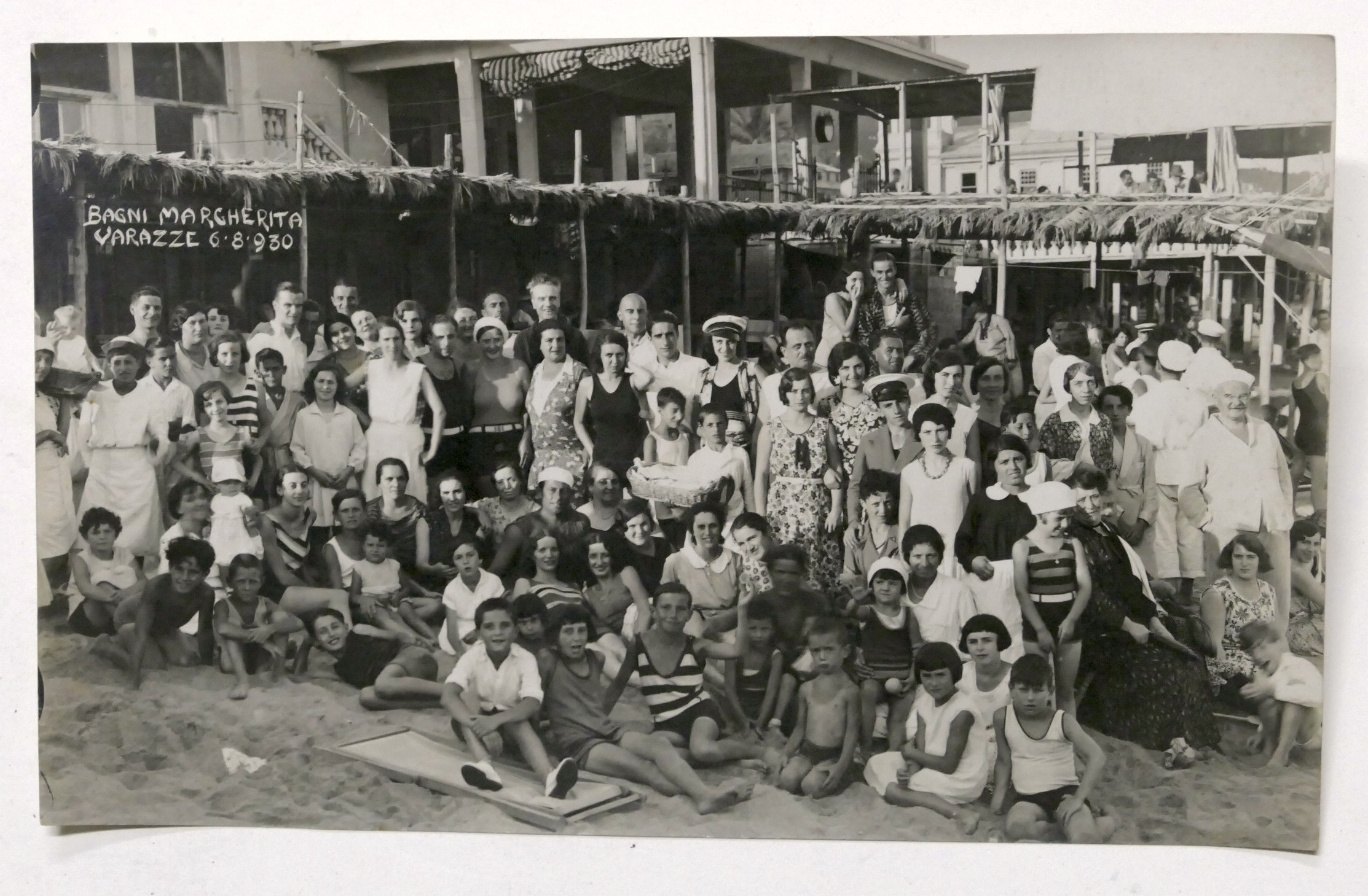 Fotografia d'epoca - Varazze - Bagni Margherita - Agosto 1930 …