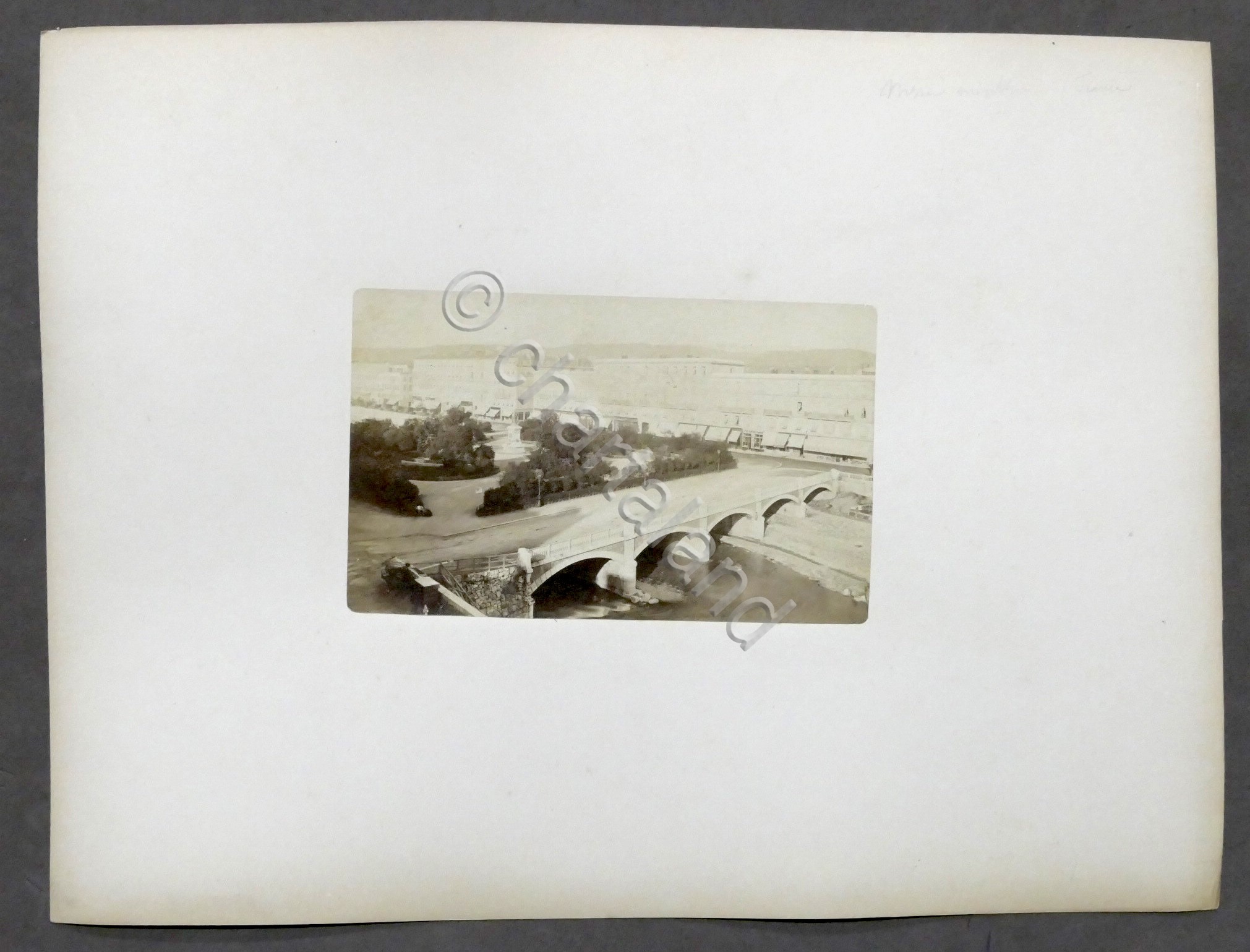 Fotografia d'epoca albumina - Porto di Nizza (Francia) - fine …
