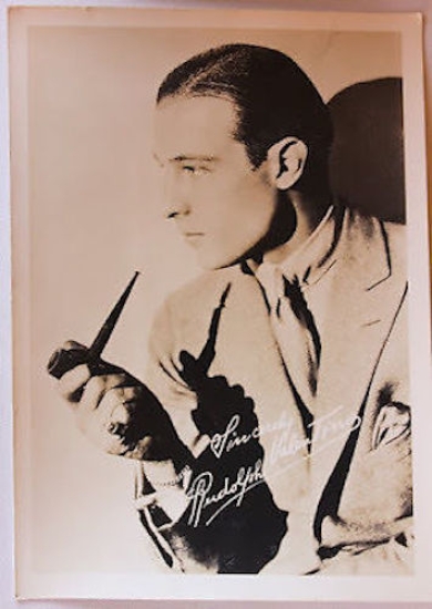Fotografia d'epoca cinema attore Rudolph Valentino anni '20