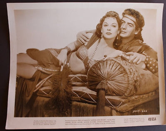 Fotografia d'epoca cinema Samson and Delilah 1949 Victor Mature - …
