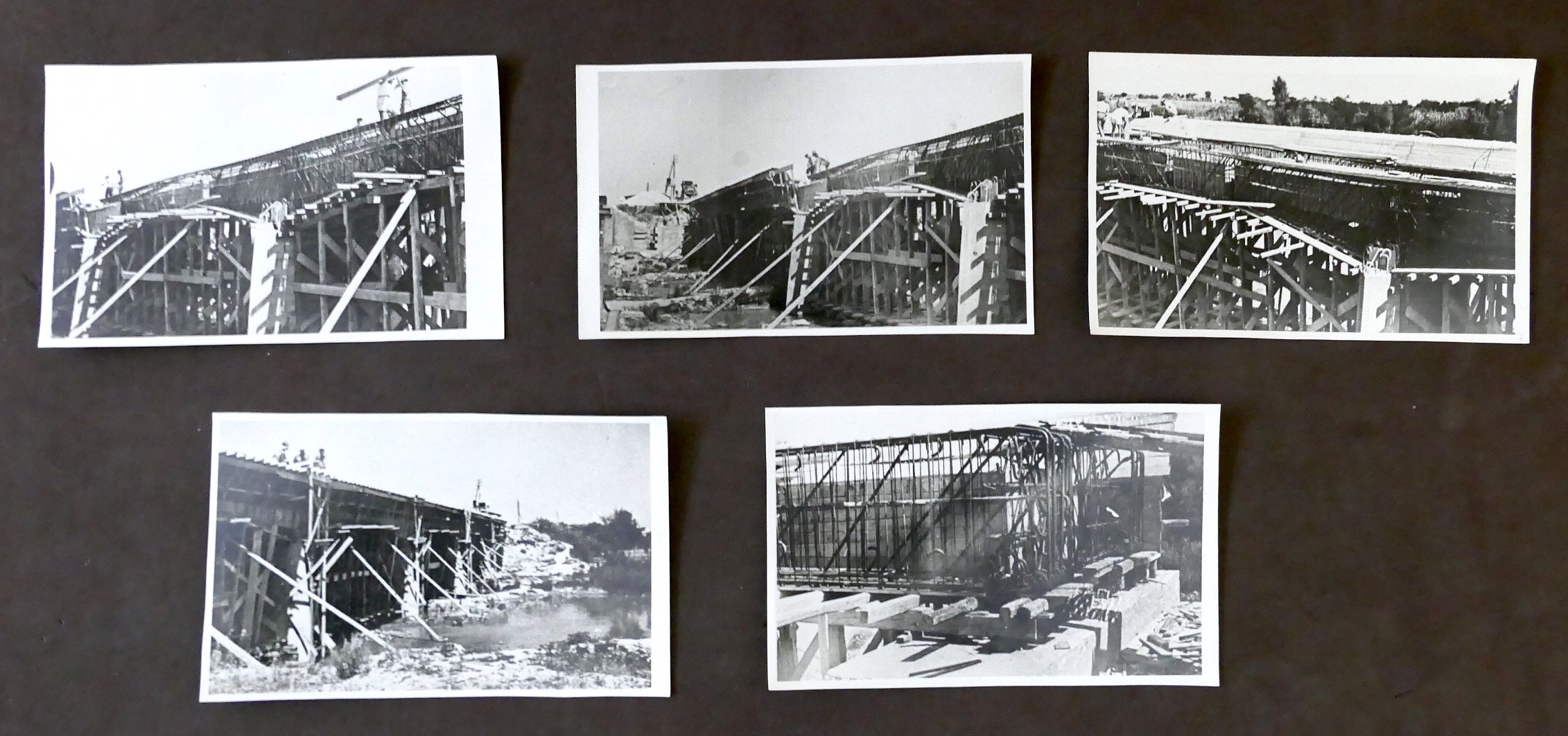 Fotografia epoca Ferrovie Lotto 5 foto Lavori Linea Sulmona - …