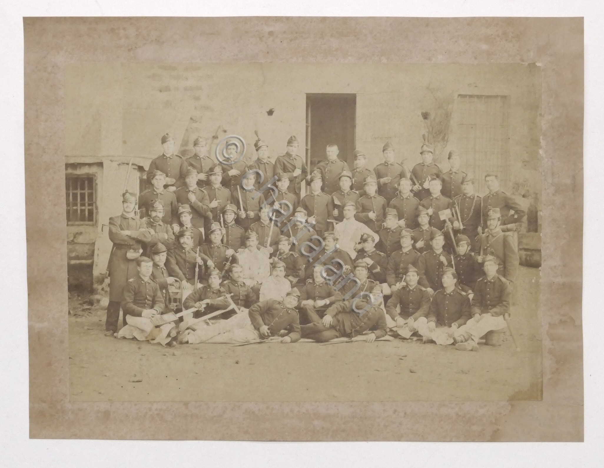 Fotografia Esercito Italiano - Reparto Genio Militare - fine '800