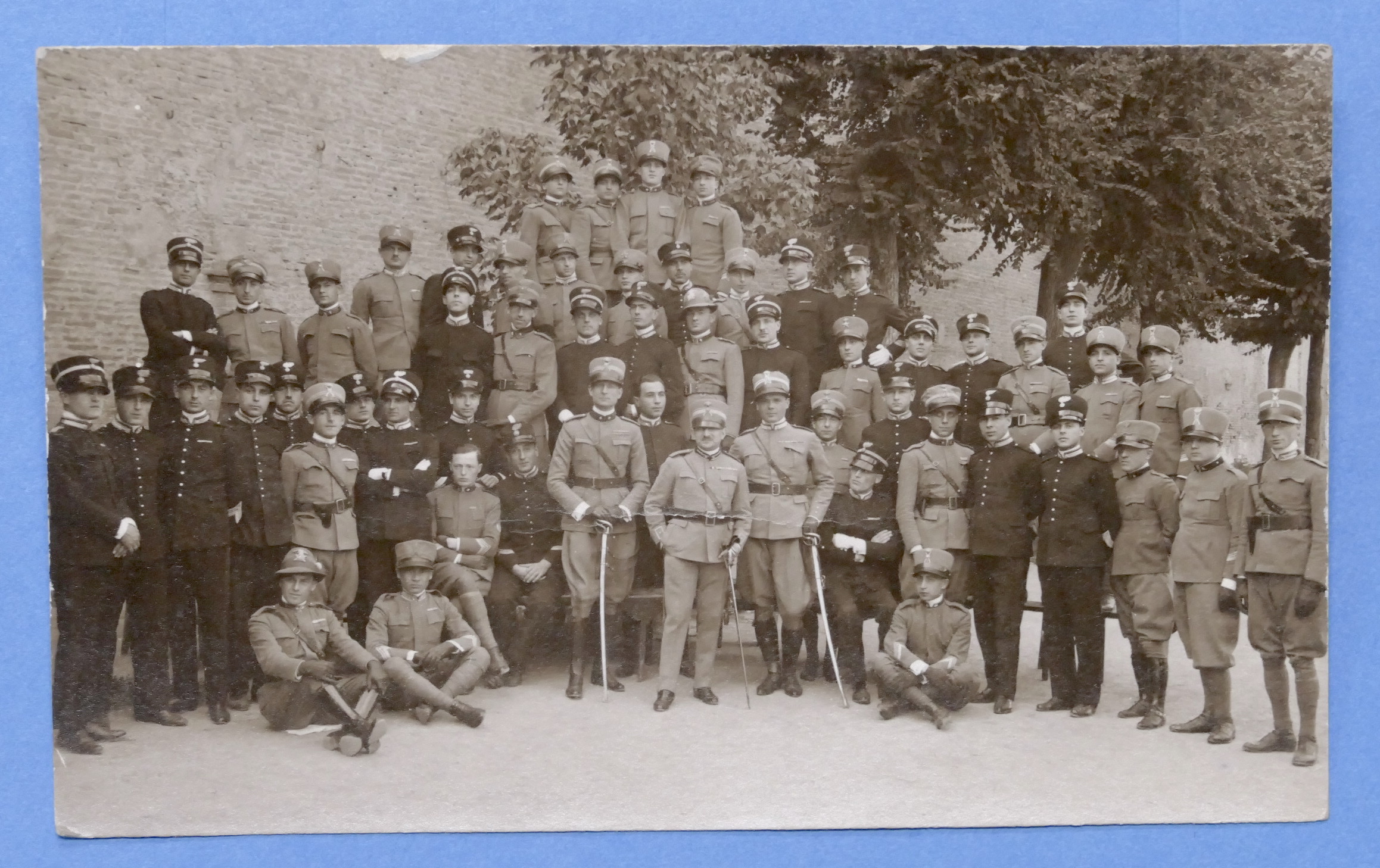 Fotografia gruppo Carabinieri e Militari italiani - inizio '900