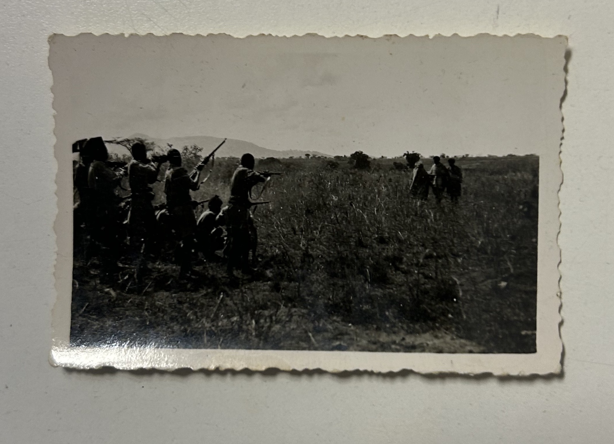 Fotografia originale Colonialismo - Esecuzione ribelli - 1936