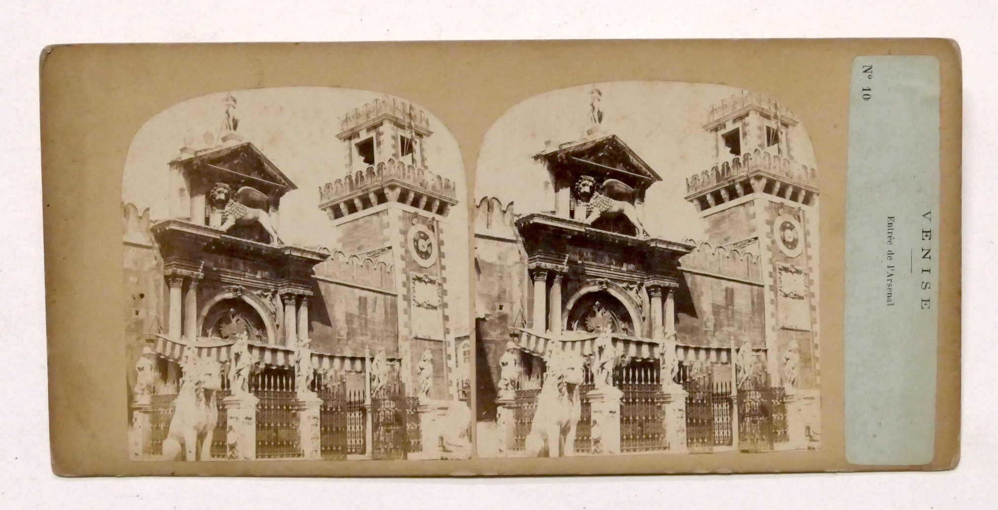 Fotografia stereoscopica - Arsenale di Venezia - 1900 ca.