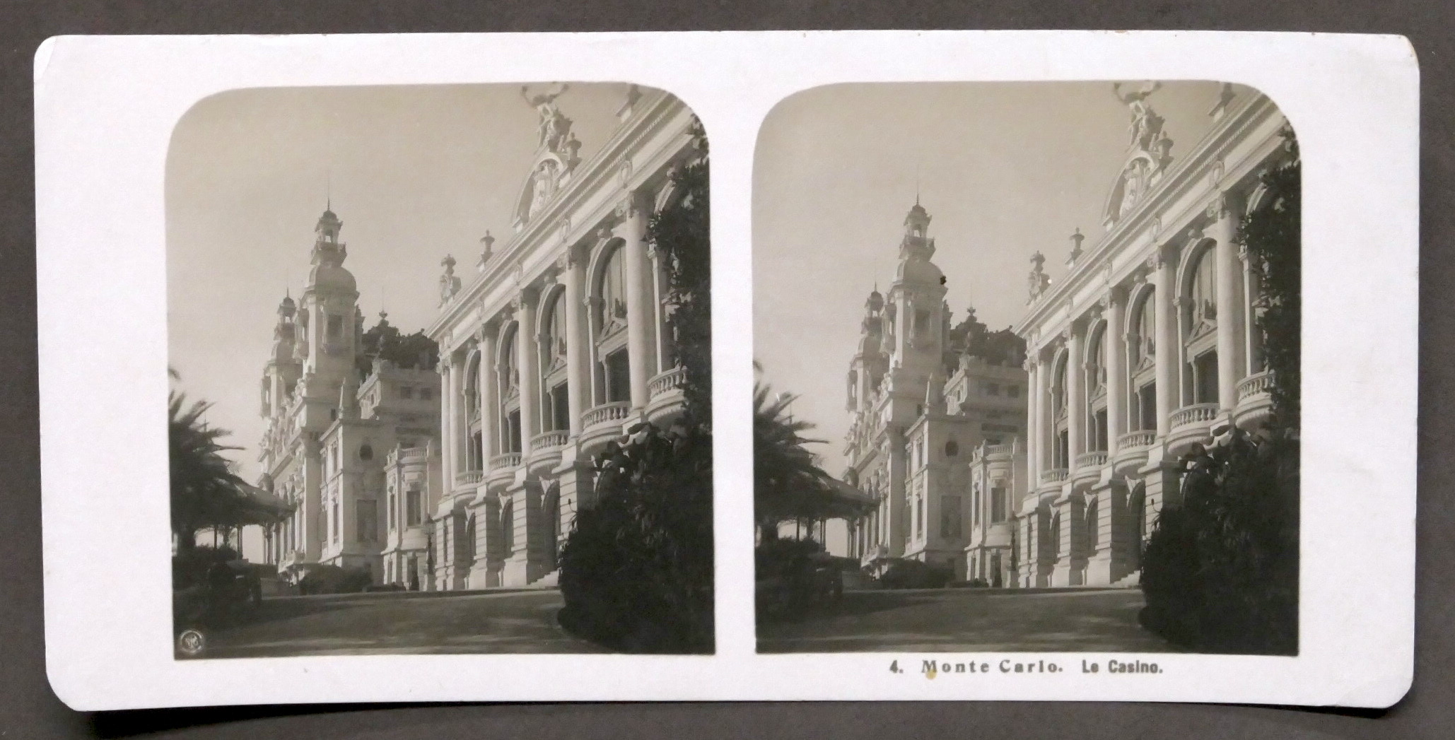 Fotografia stereoscopica - Casinò di Monte Carlo - 1906