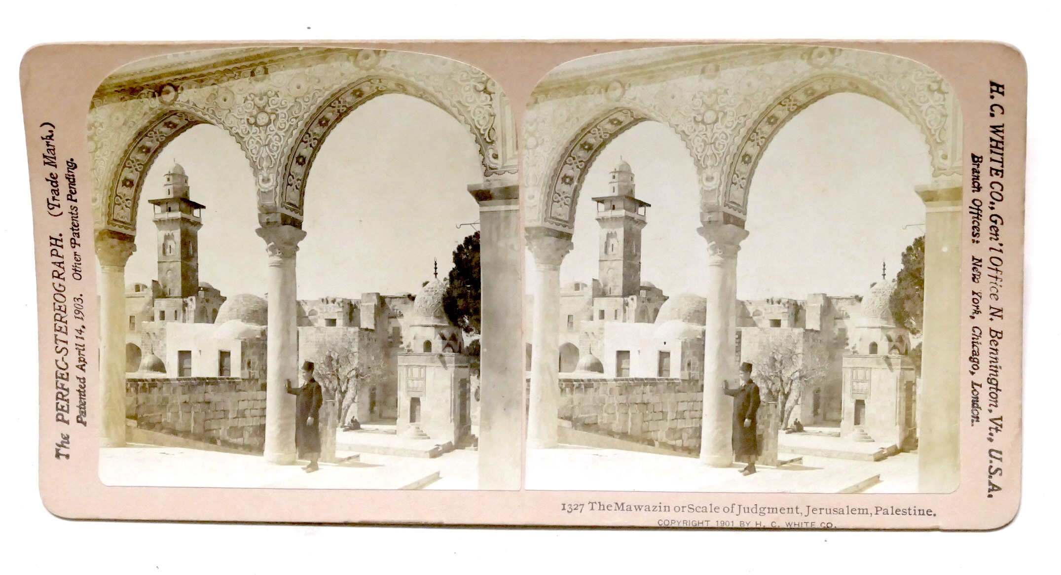 Fotografia stereoscopica - Gerusalemme - Scale of Judgment - Jerusalem …