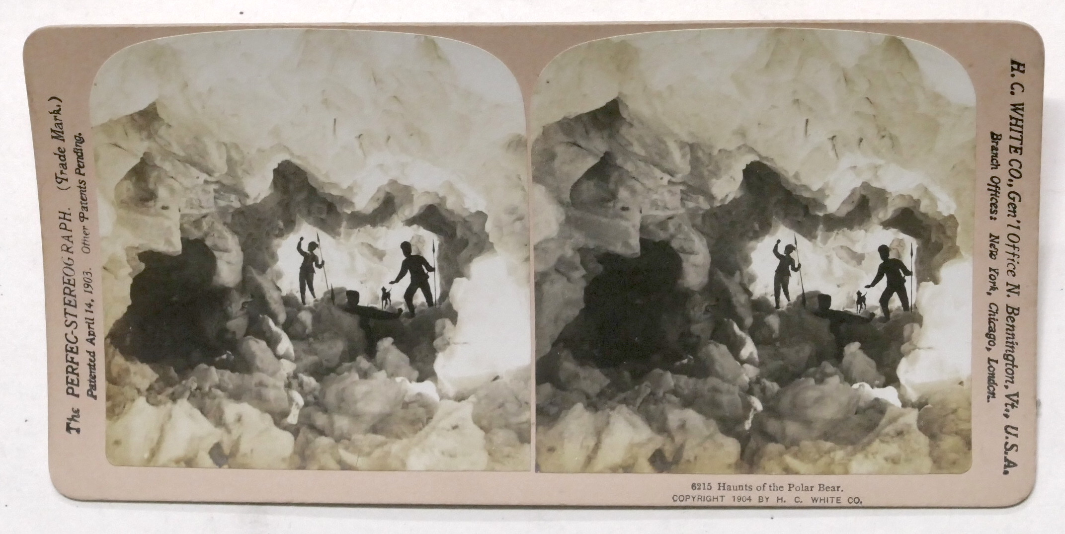 Fotografia stereoscopica - La tana all'orso polare Haunts of the …
