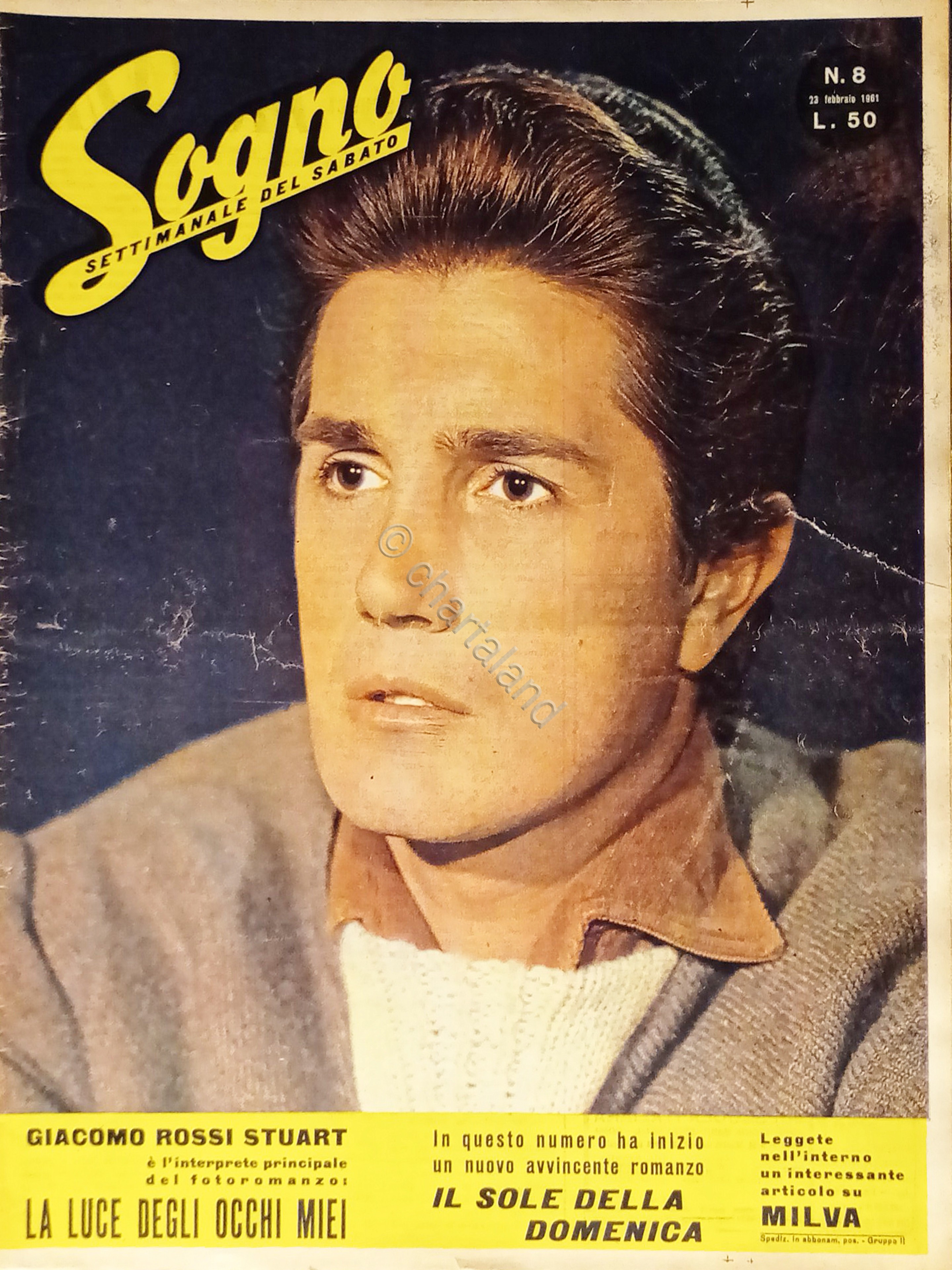 Rivista Fotoromanzi - Sogno N. 8 - 1961 Copertina G. …