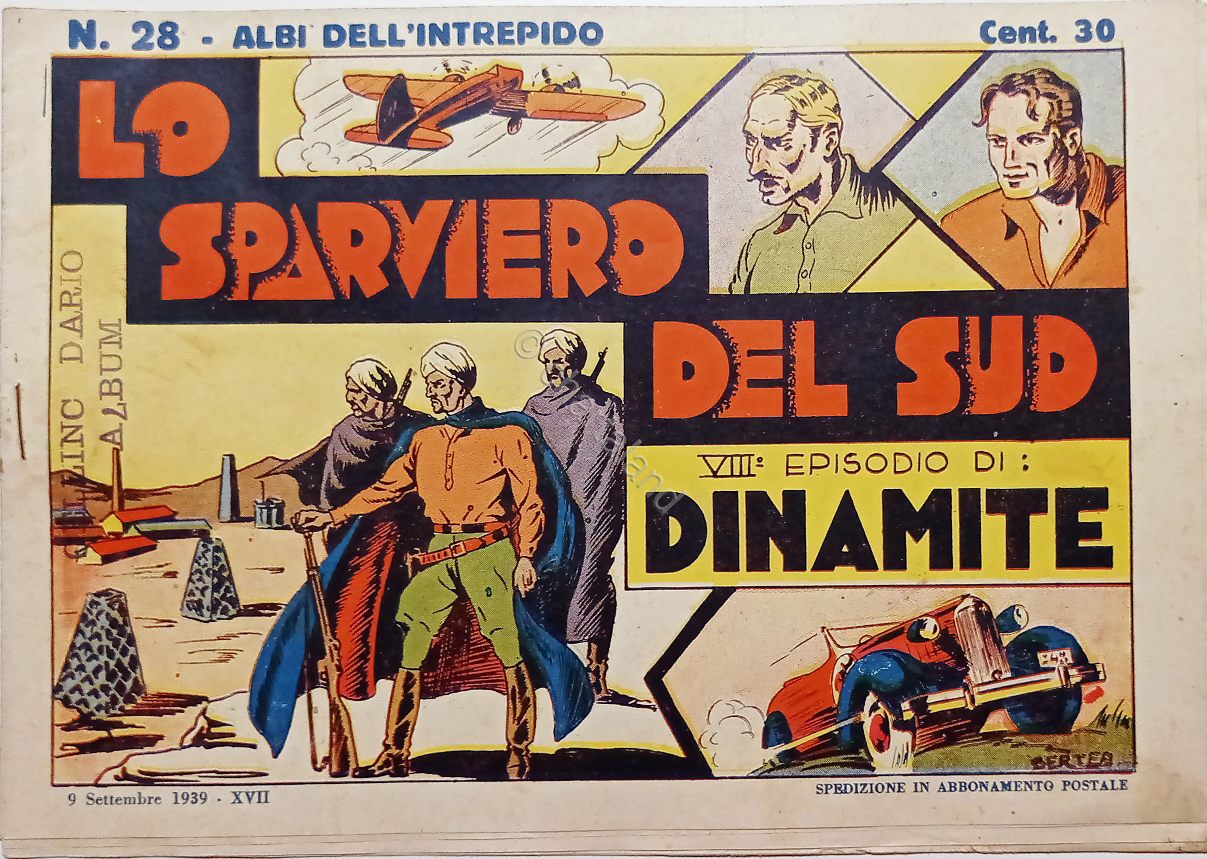 Fumetti - Albi dell'Intrepido N. 28 - Lo Sparviero del …