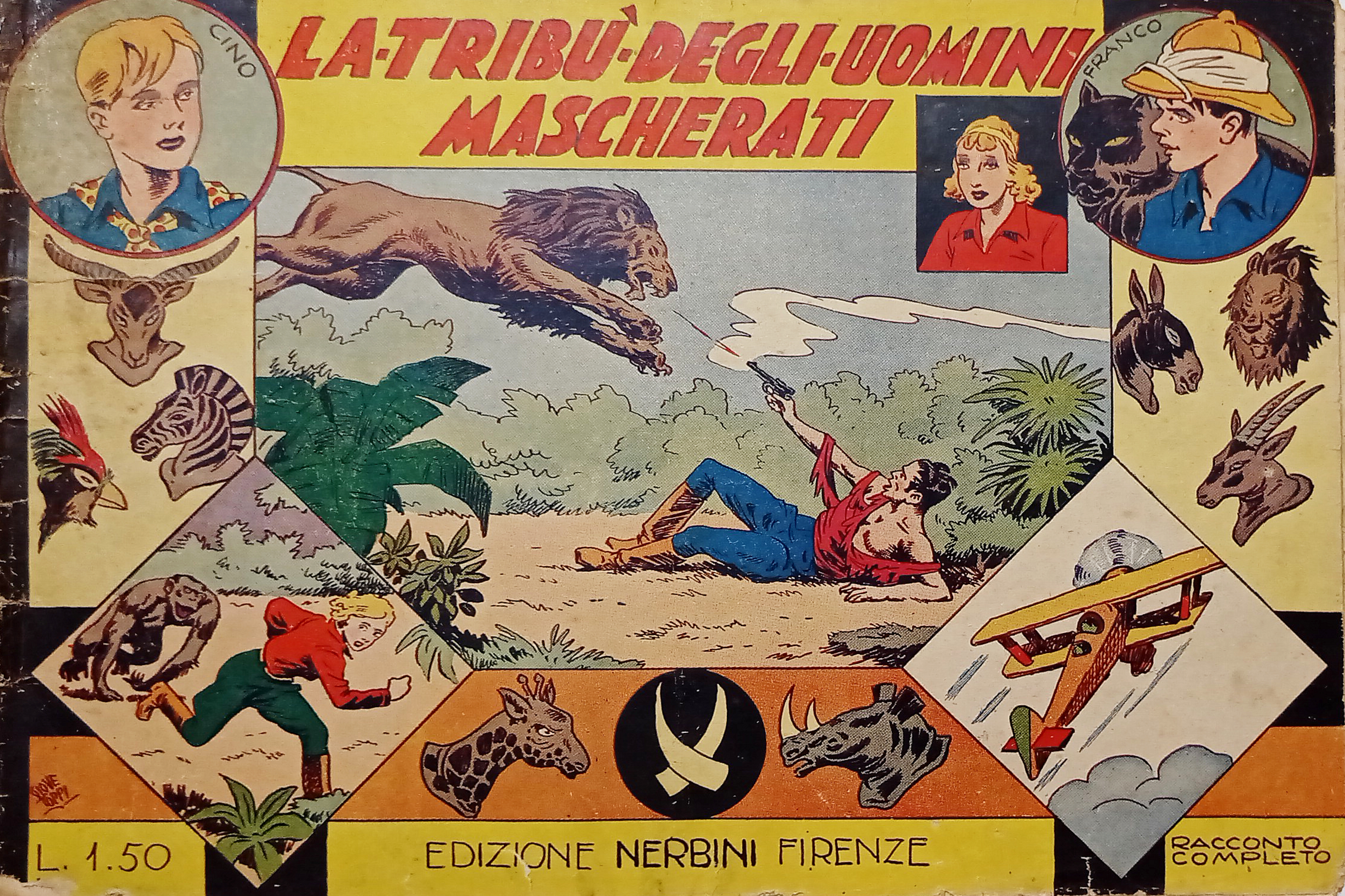 Fumetti - Albi Nerbini - La Tribù degli Uomini Mascherati …