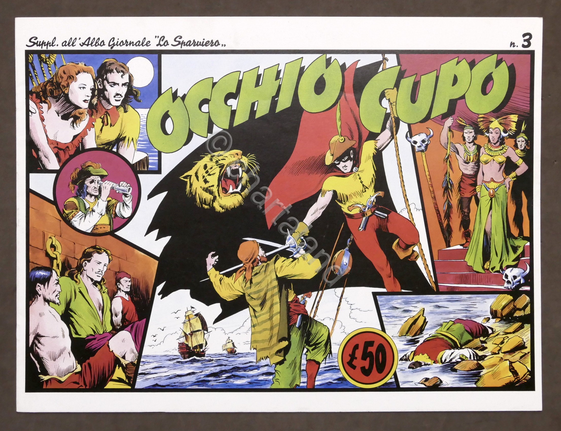 Fumetti - Suppl. albo Lo Sparviero N. 3 - Occhio …