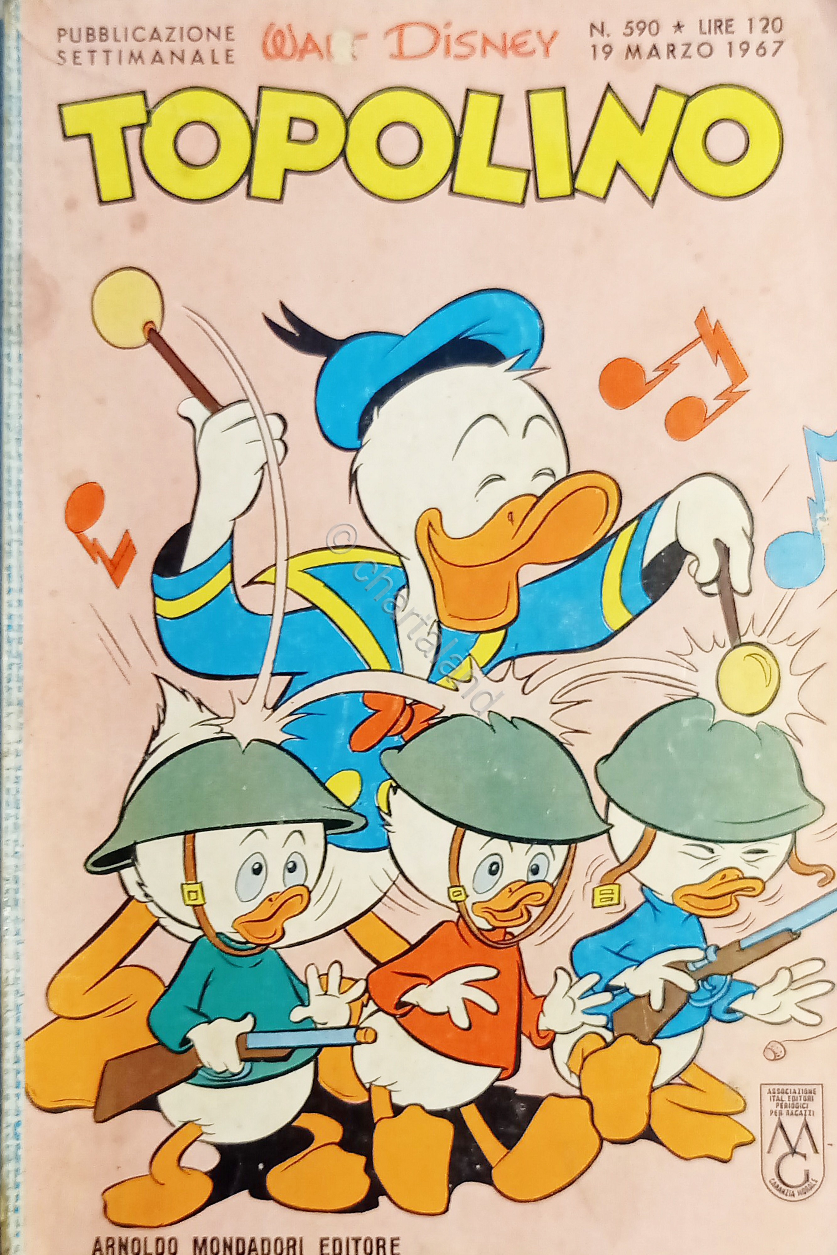 Fumetti Walt Disney - Topolino n. 590 - 1967 Mondadori …