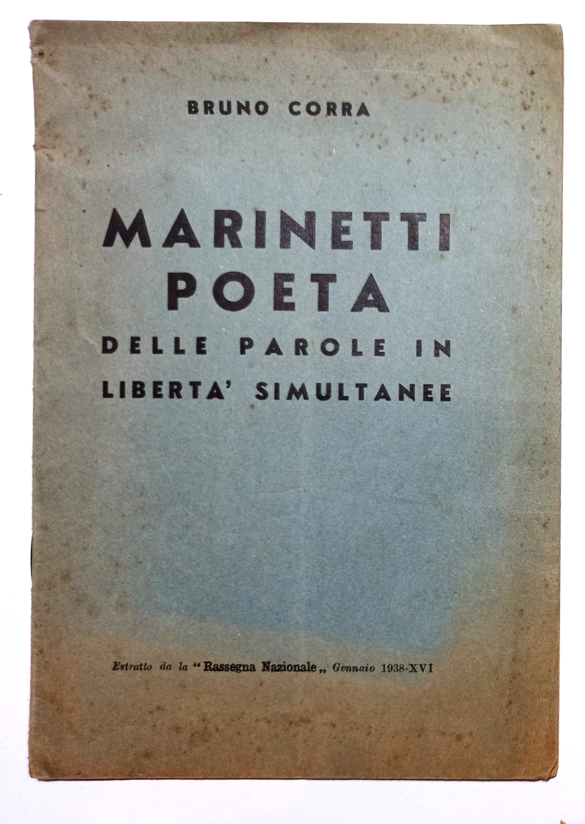 Futurismo - B. Corra - Marinetti poeta delle parole in …