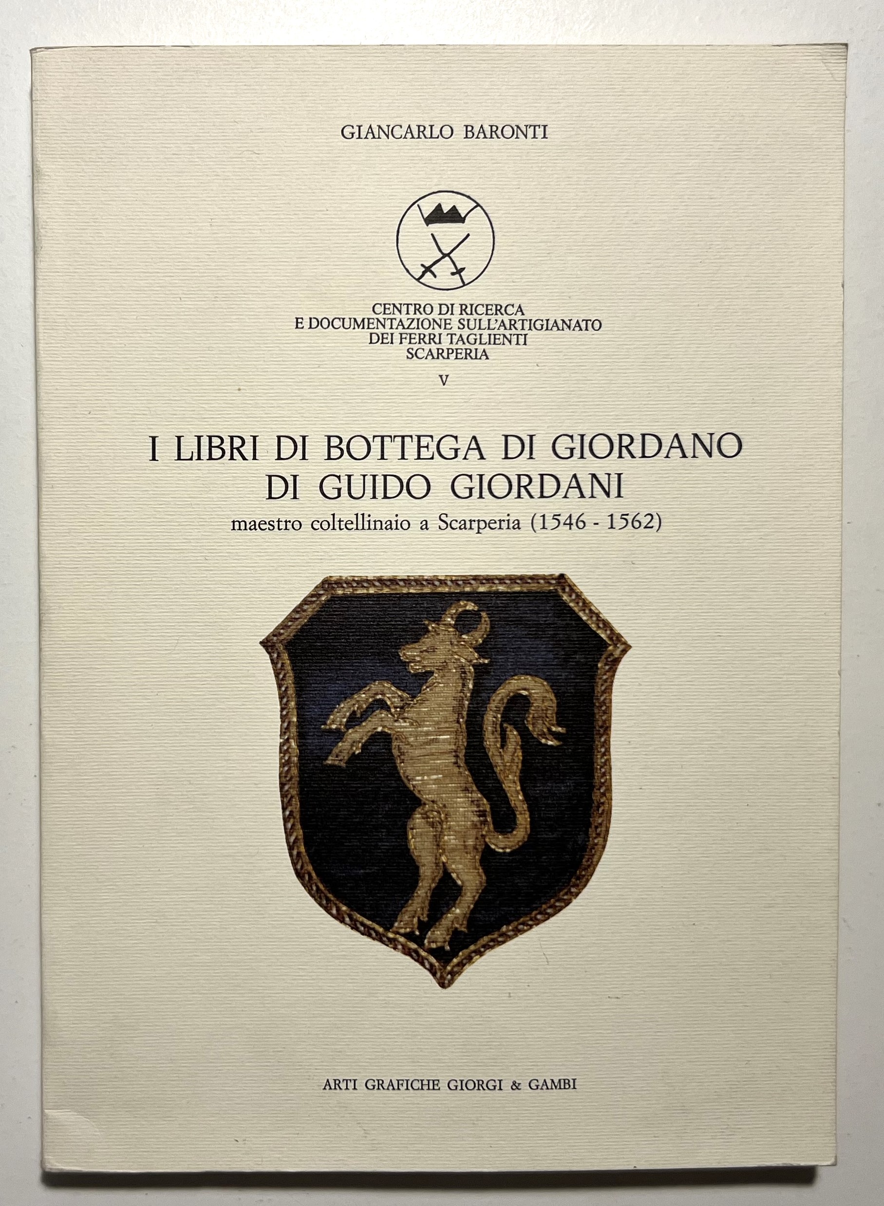 G. Baronti - I Libri di Bottega di Giordano di …