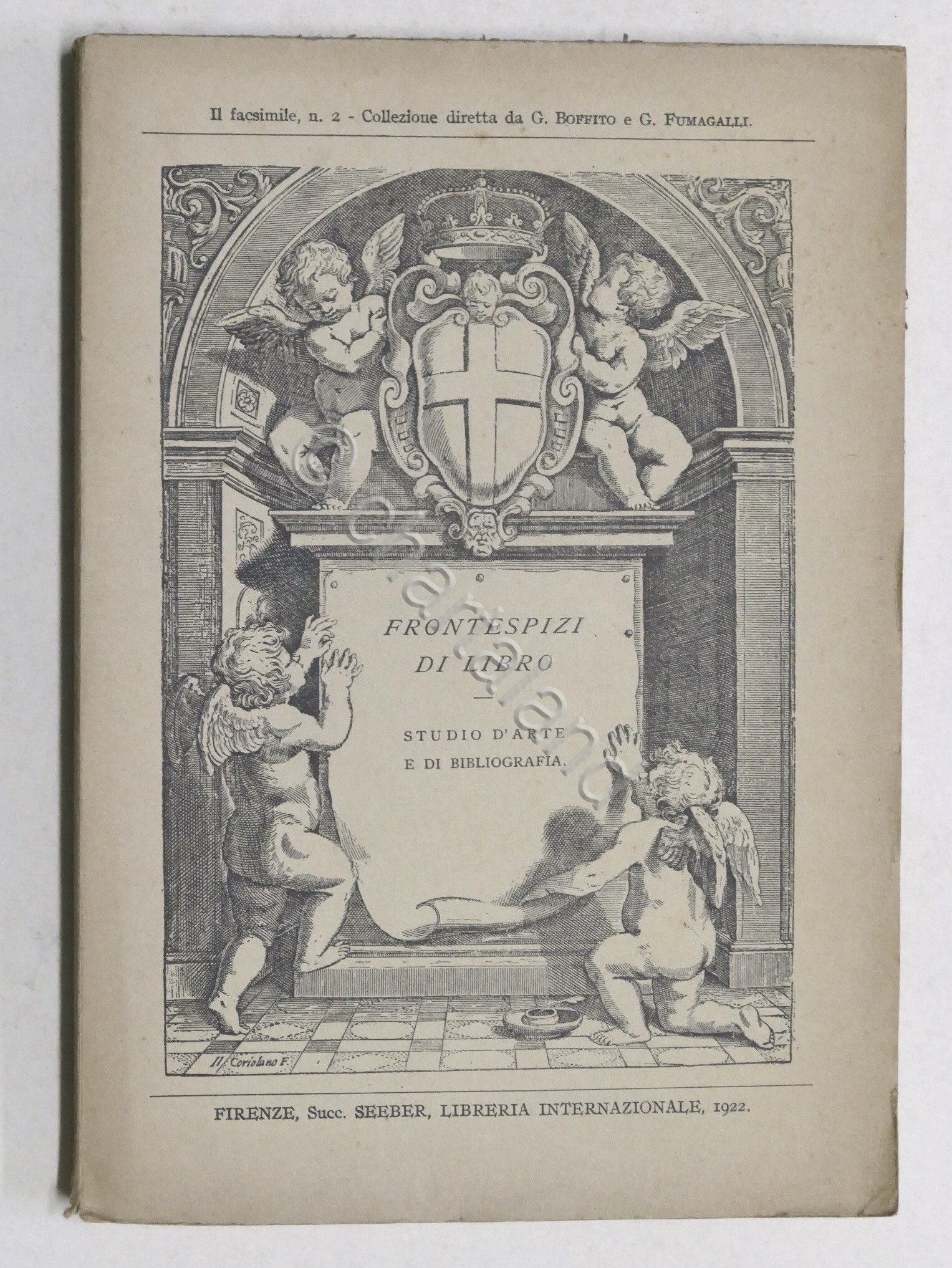 G. Boffito - Frontespizi incisi nel libro italiano del Seicento …