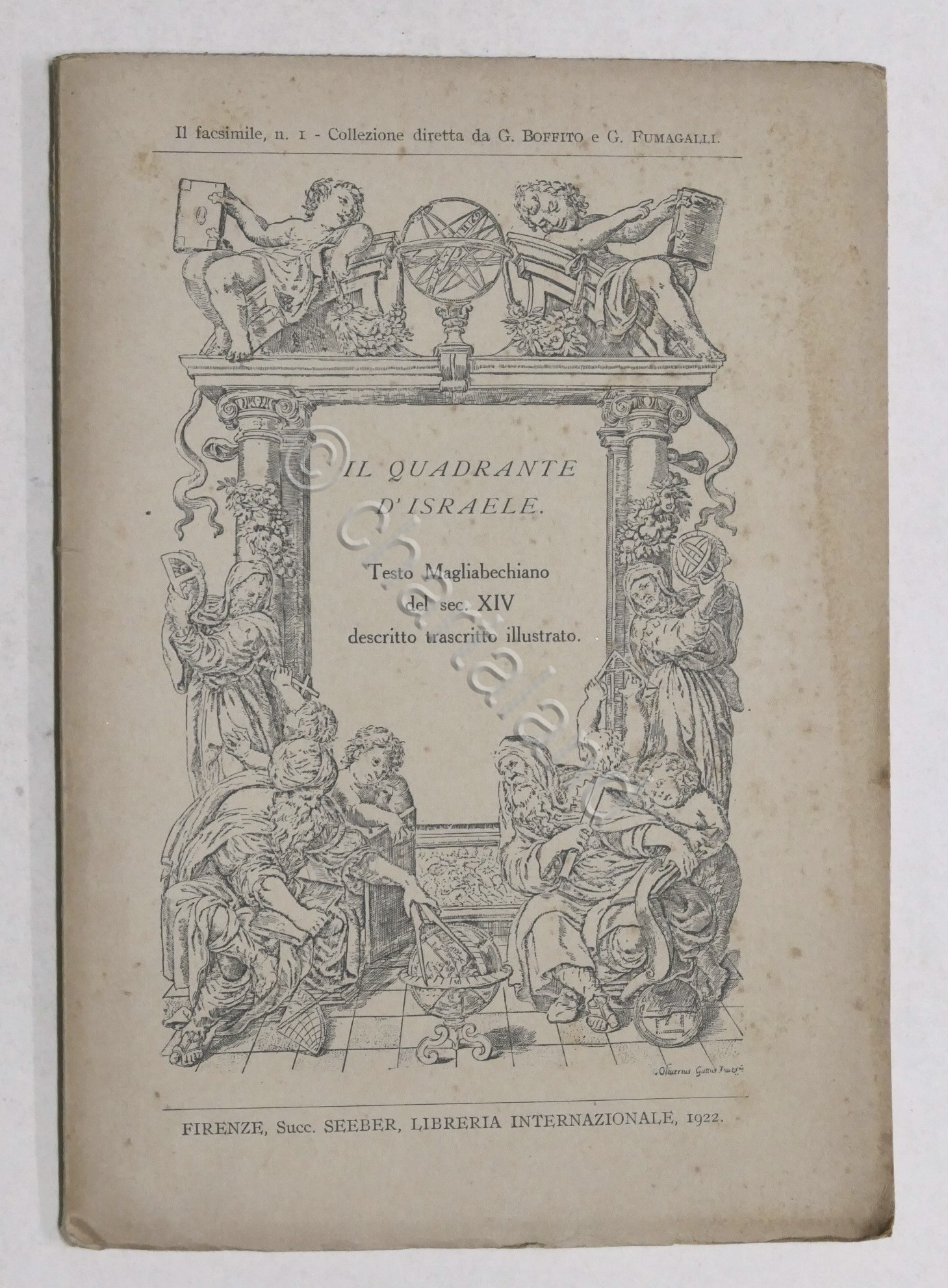 G. Boffito e C. Melzi d'Eril - Il quadrante d'Israele …