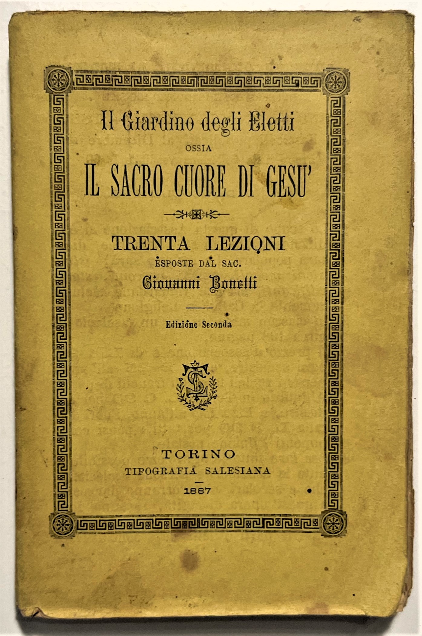 G. Bonetti - Il Giardino degli Eletti ossia Il Sacro …