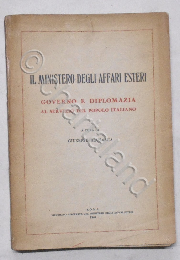 G. Brusasca - Ministero Affari Esteri - Governo e Diplomazia …