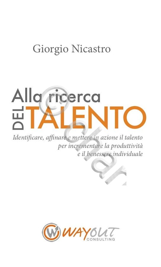 G. Nicastro - Alla ricerca del talento - ed. 2018