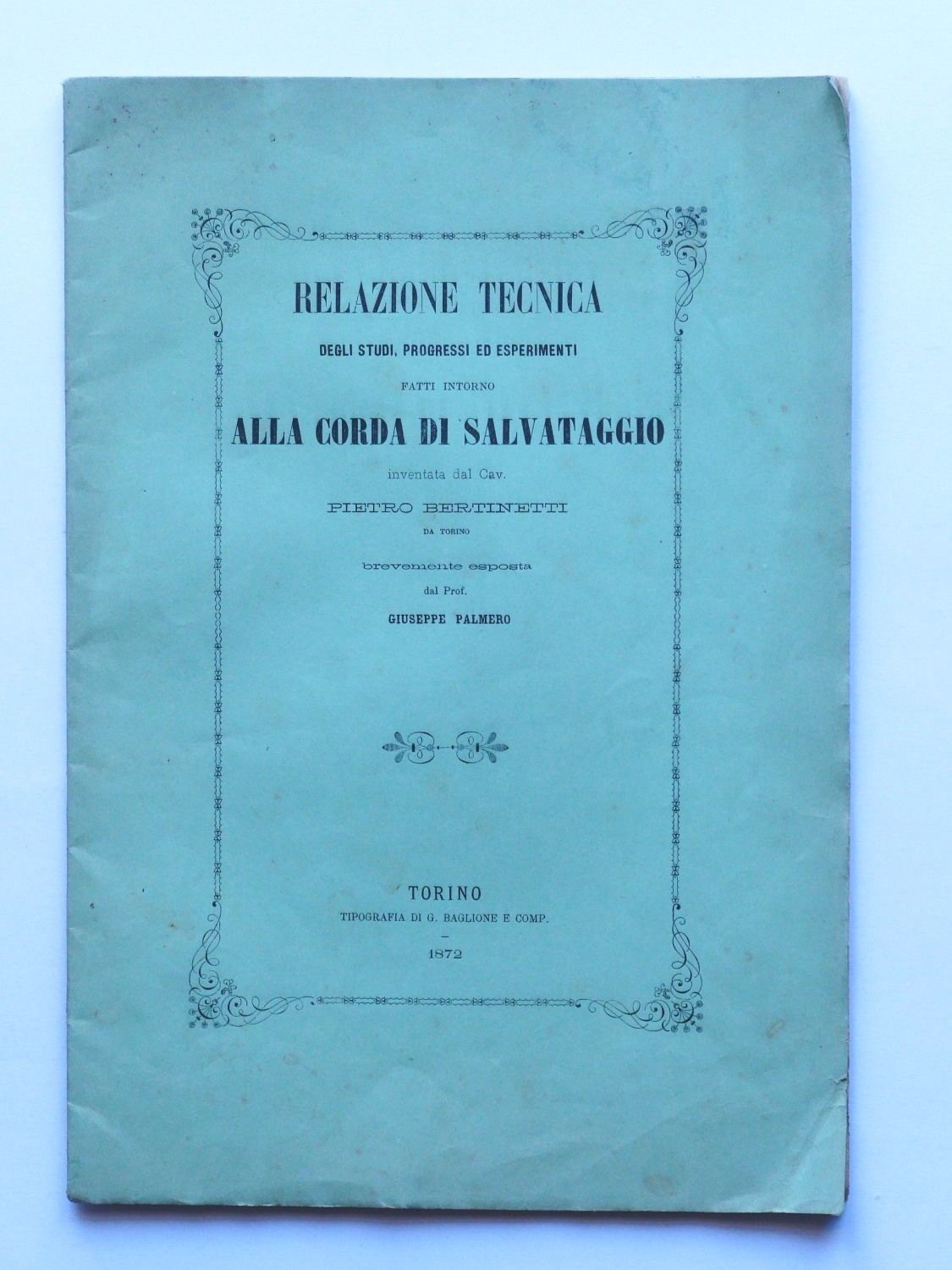 G. Palmero - Relazione Tecnica studi intorno alla Corda di …