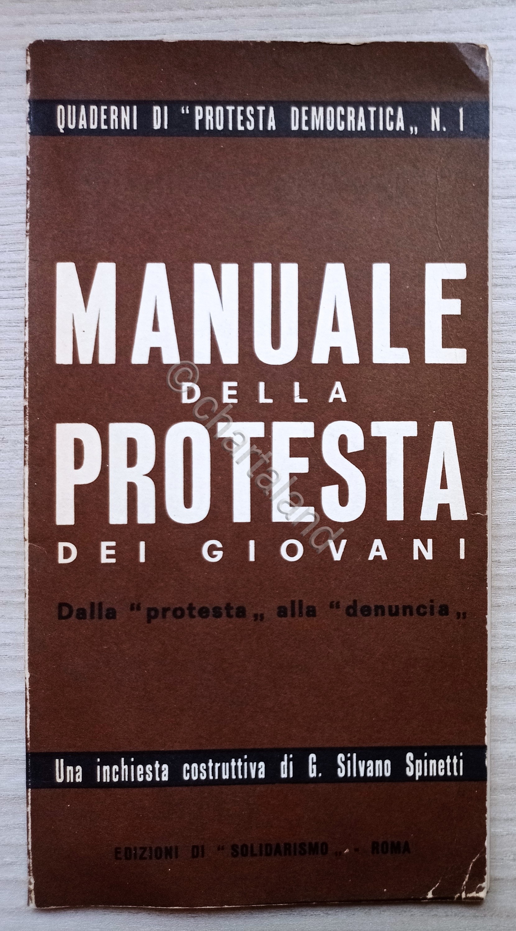 G. Silvano Spinetti - Manuale della protesta dei giovani - …