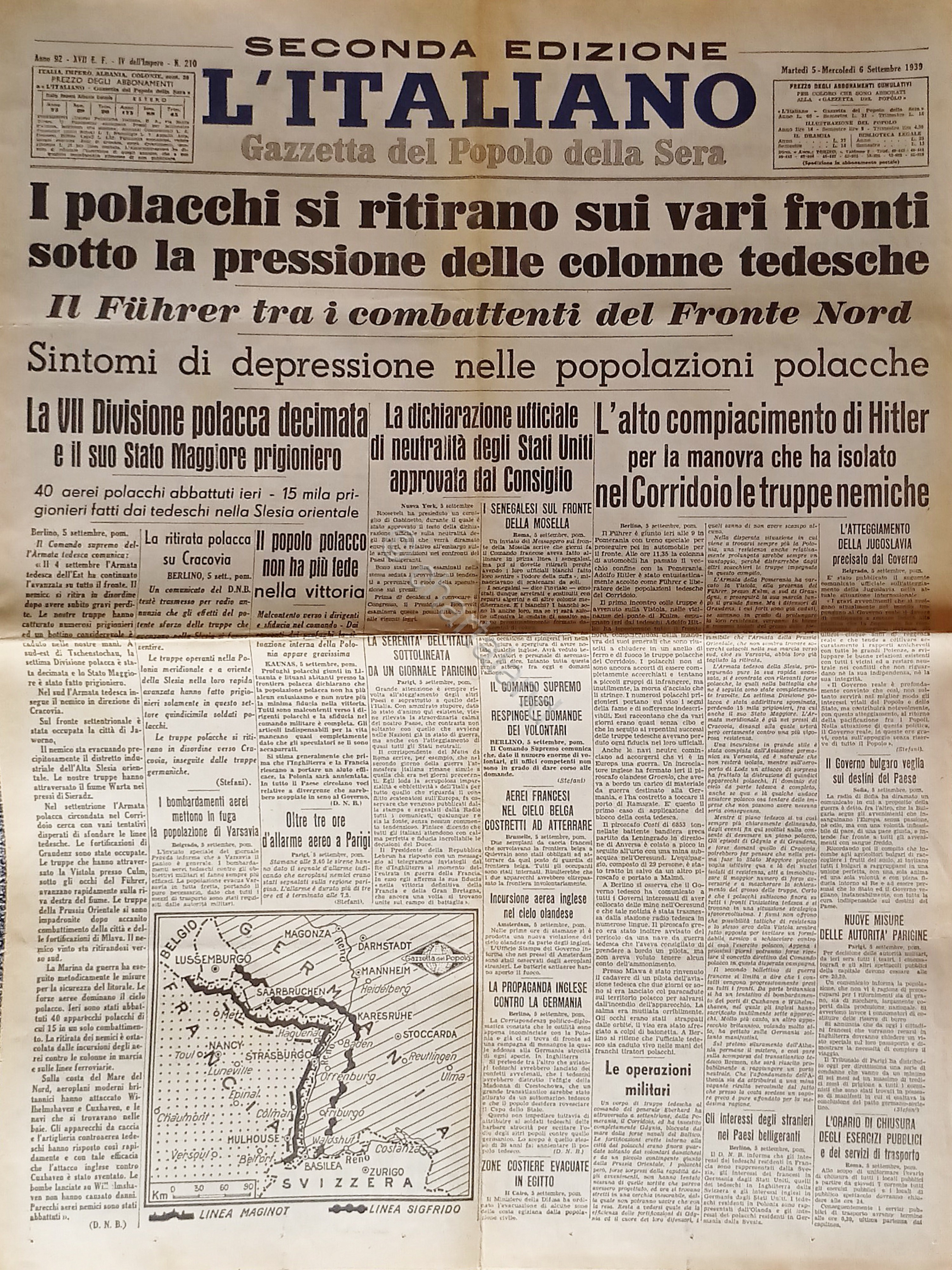 Gazzetta del Popolo della Sera - L'Italiano N. 210 - …