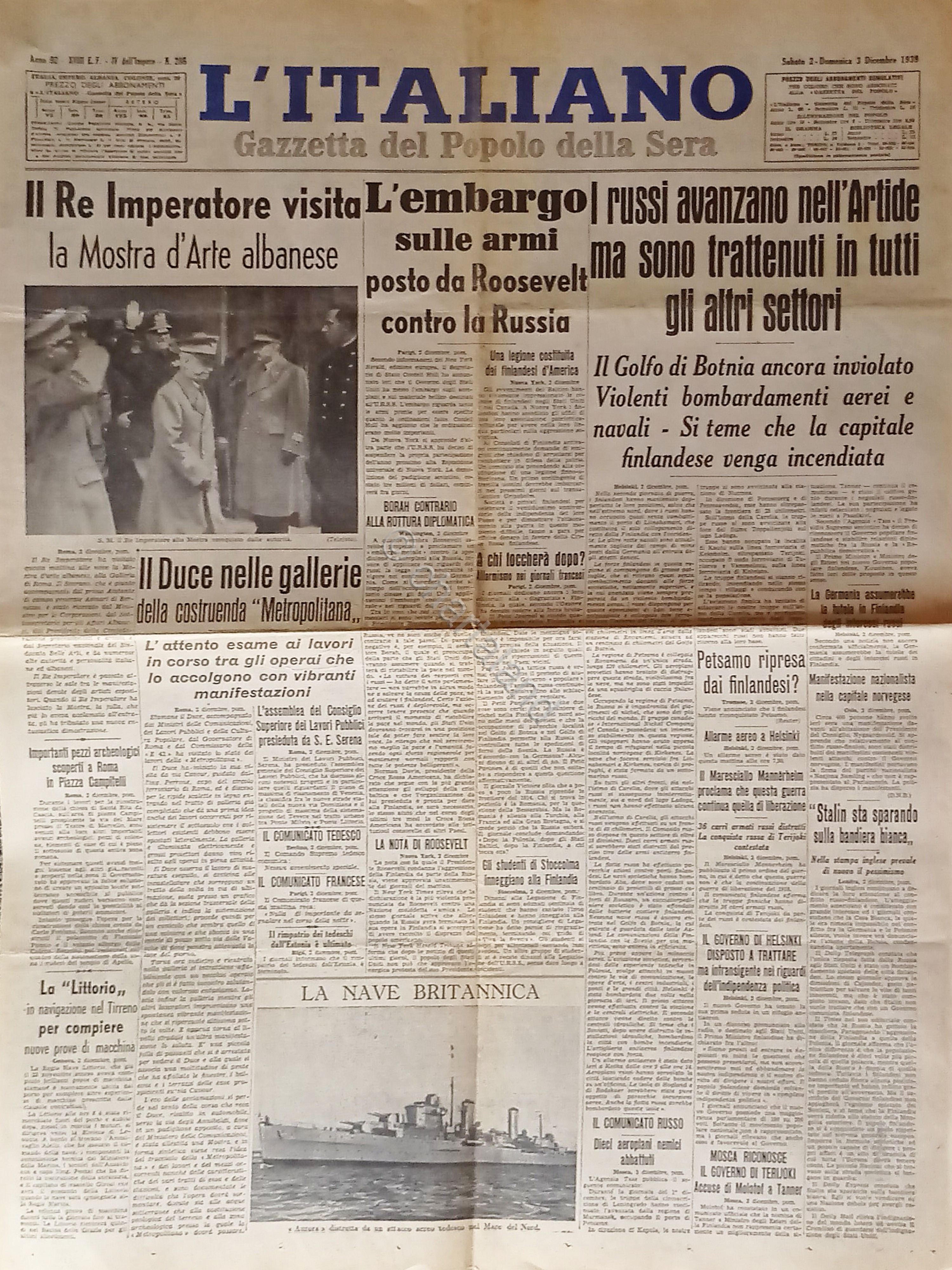 Gazzetta del Popolo della Sera - L'Italiano N. 286 - …