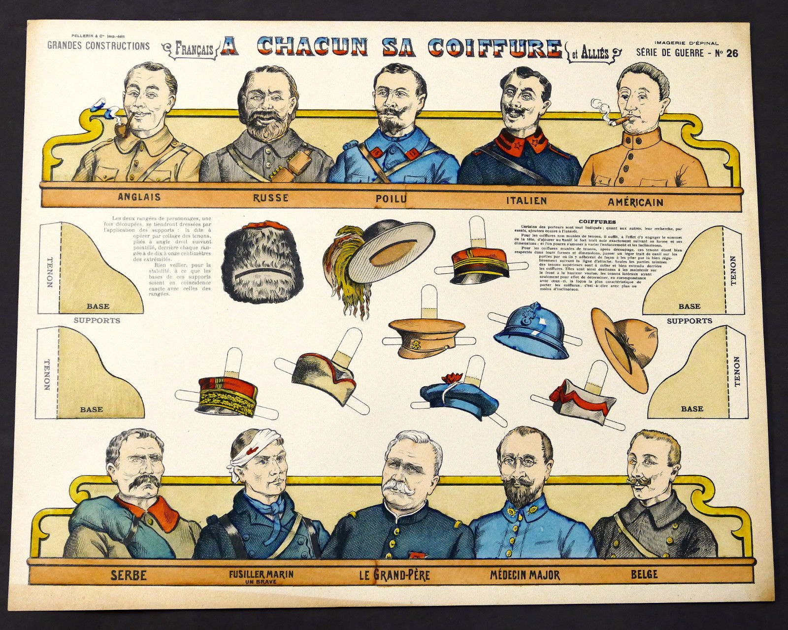 Gioco Costruzione - Imagerie d'Epinal - Serie de guerre N° …