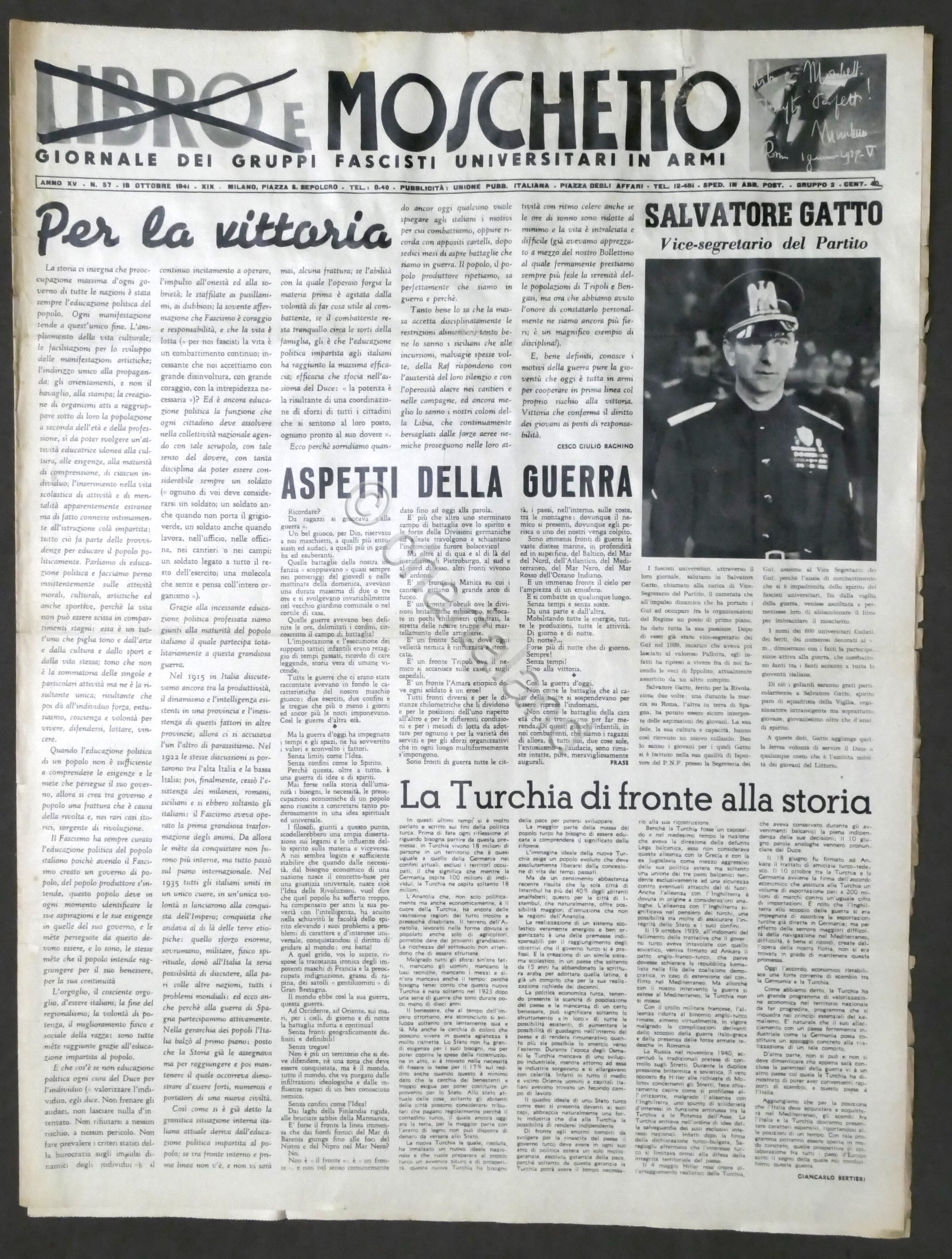 Giornale - Libro e Moschetto - Anno XV - N. …