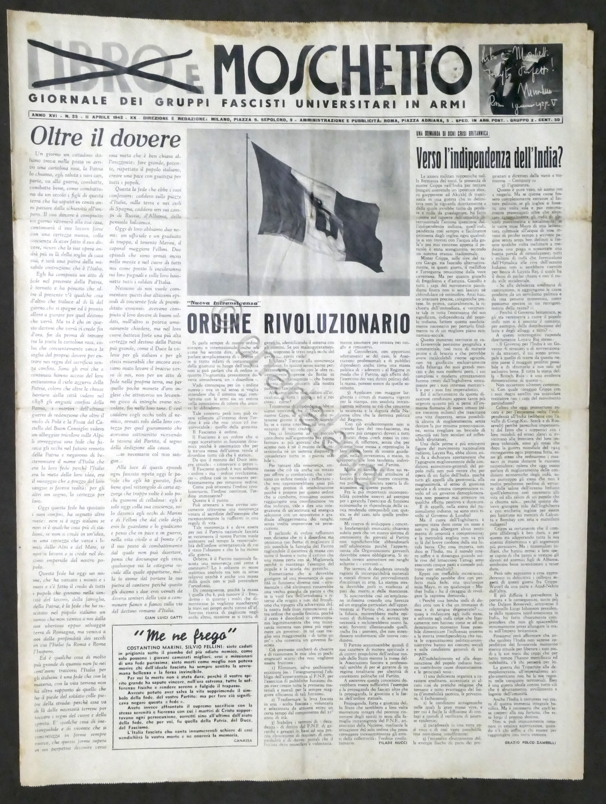 Giornale - Libro e Moschetto - Anno XVI - N. …