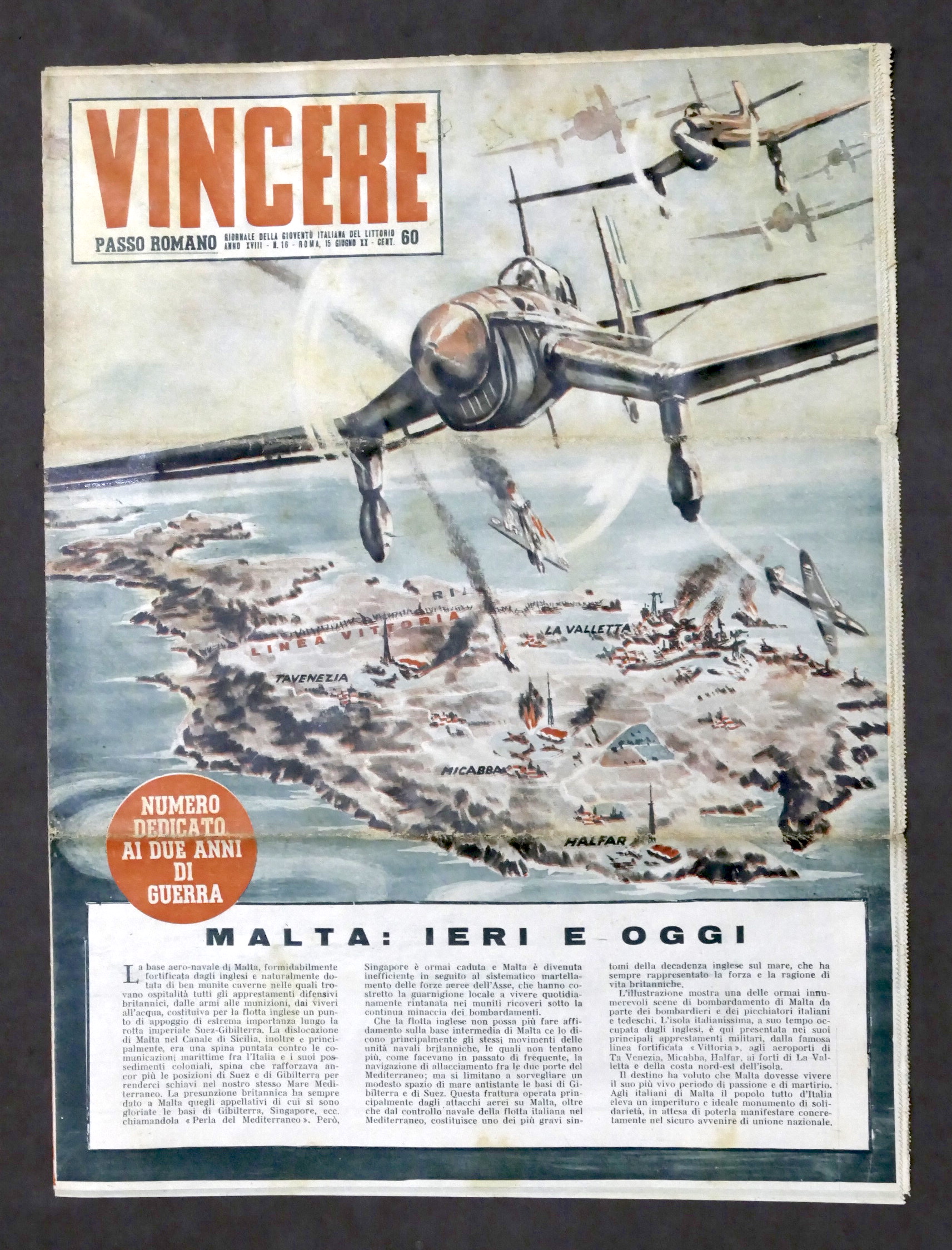 Giornale - WWII - Passo Romano Vincere N. 15 - …