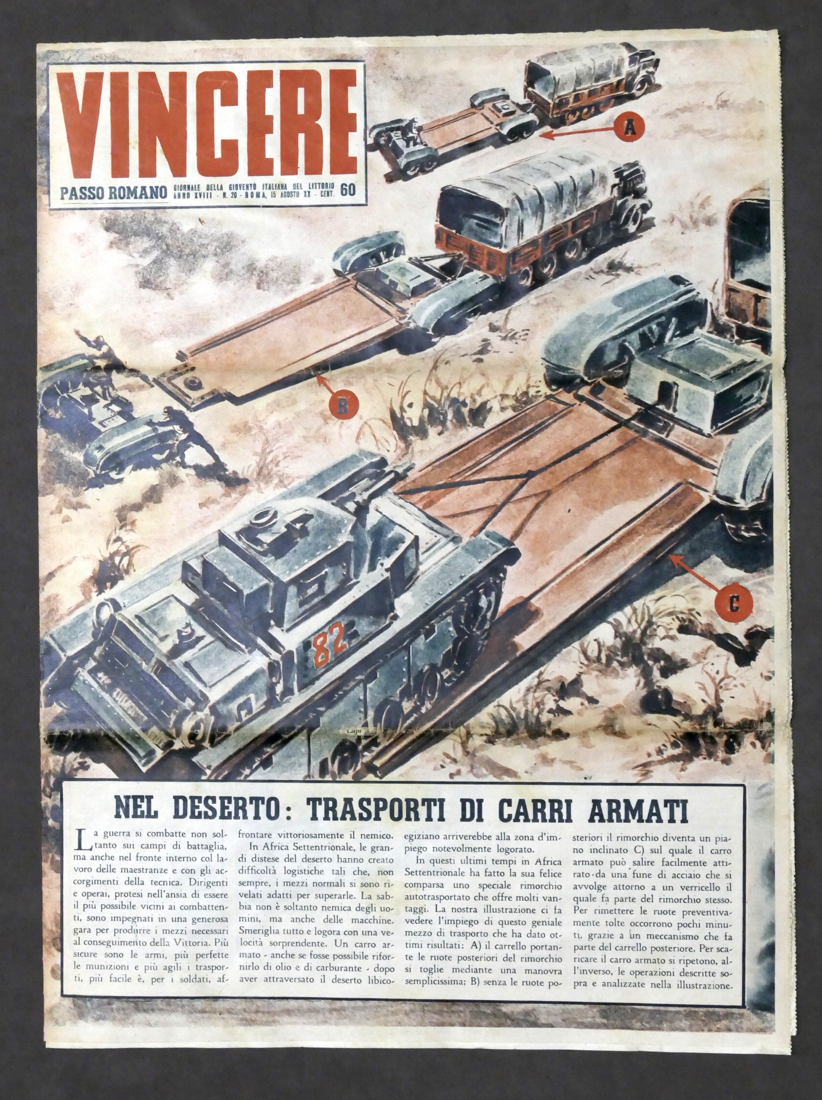 Giornale - WWII - Passo Romano Vincere N. 20 - …