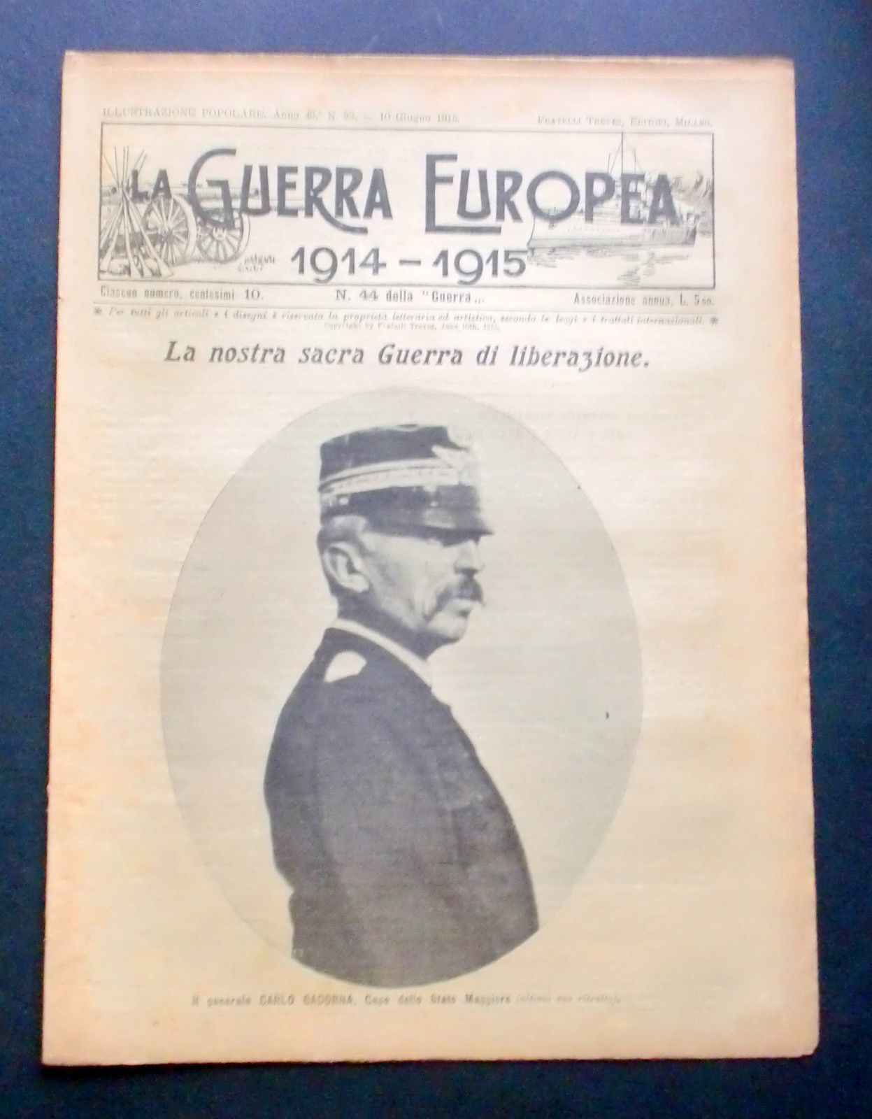 Giornale delle Famiglie - L'Illustrazione Popolare - Guerra Europea N° …