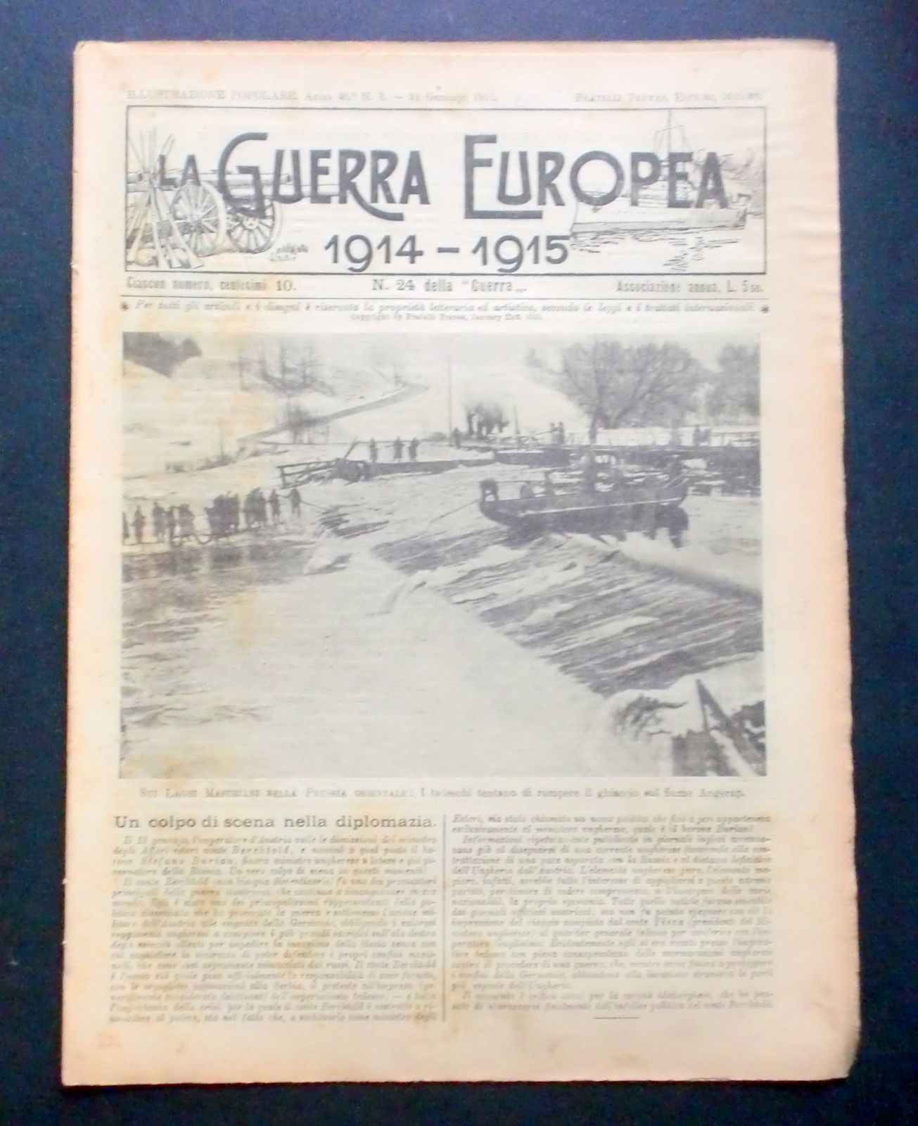 Giornale delle Famiglie - L'Illustrazione Popolare - Guerra Europea N° …