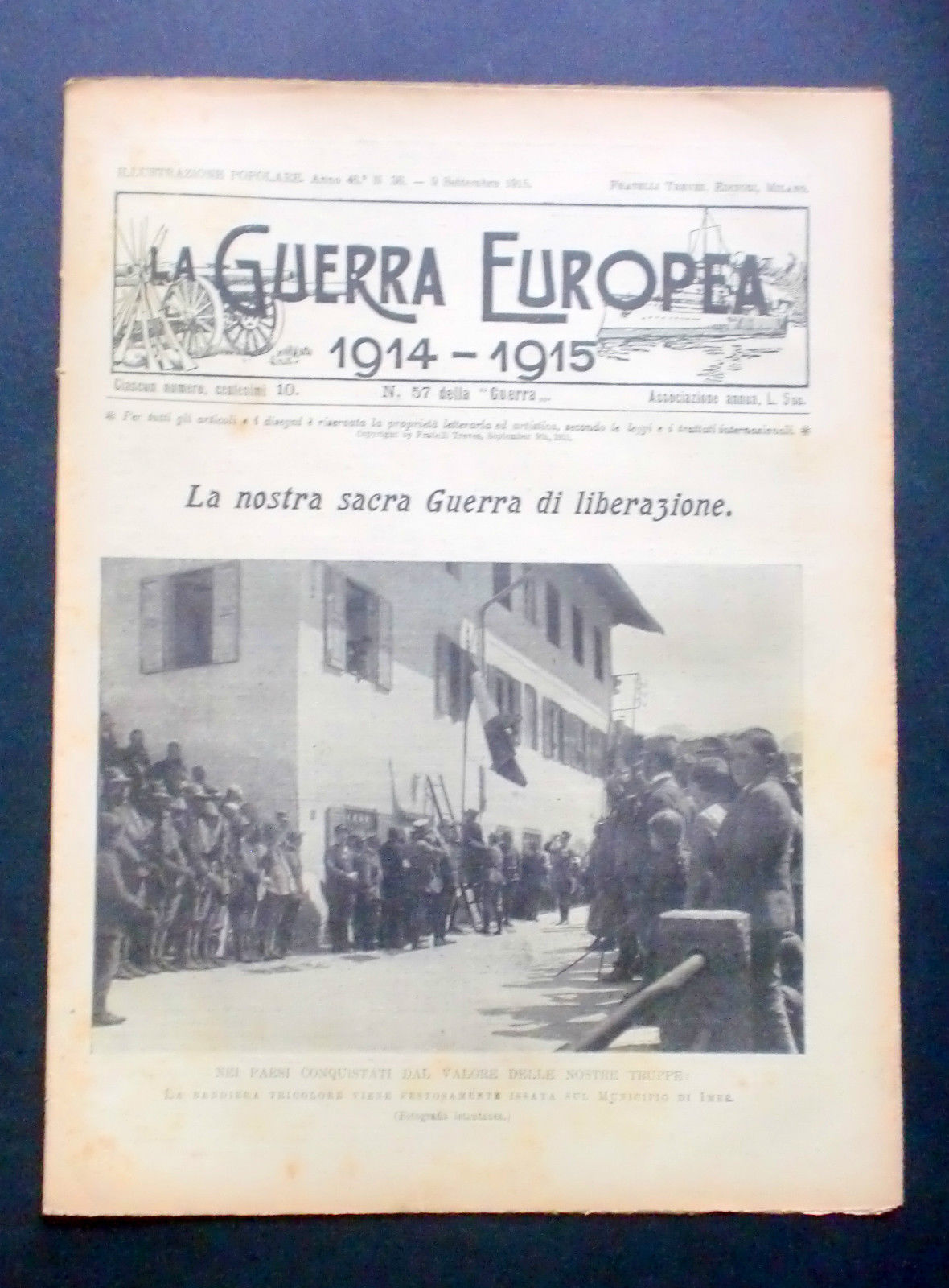 Giornale delle Famiglie - L'Illustrazione Popolare - Guerra Europea N° …
