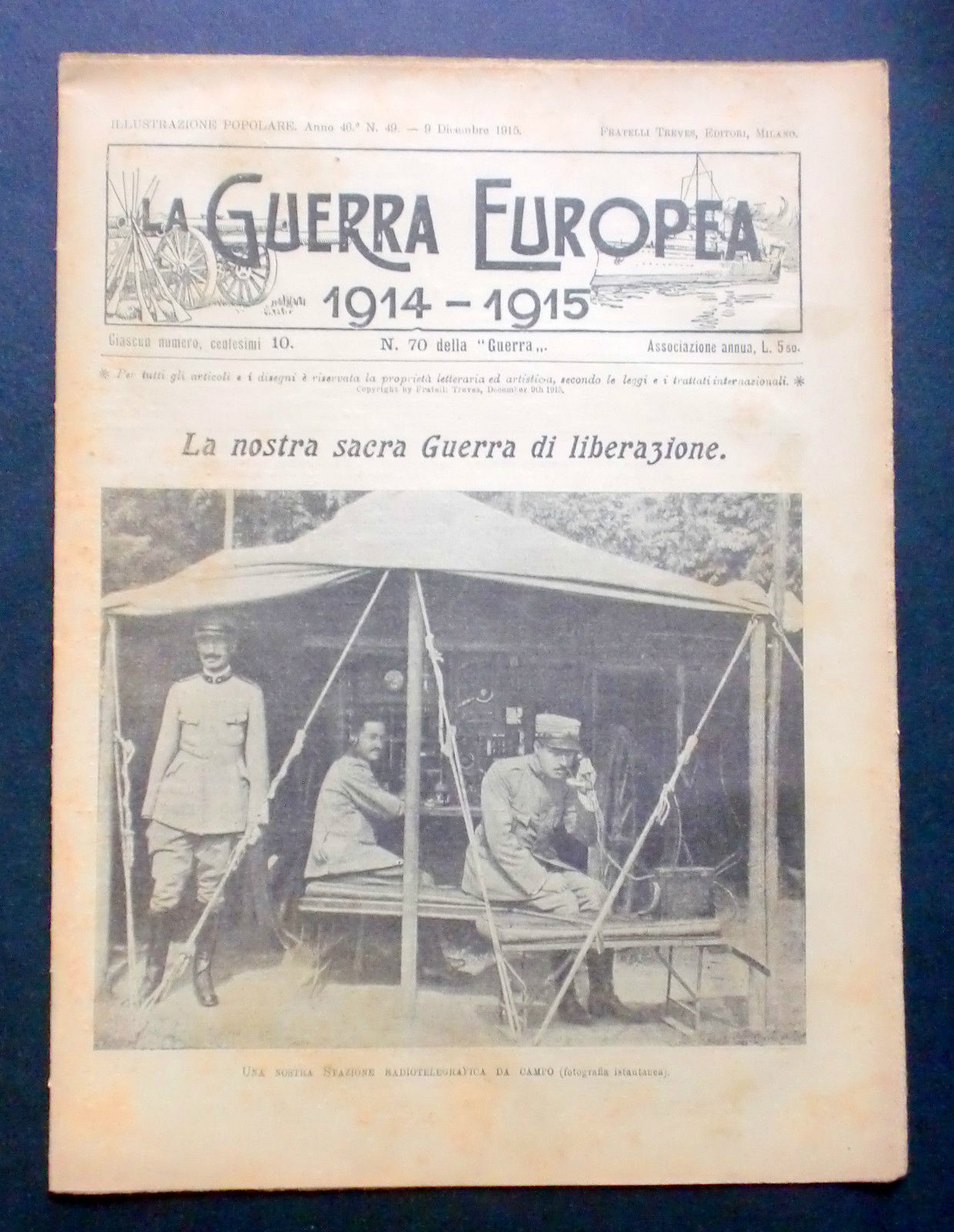 Giornale delle Famiglie - L'Illustrazione Popolare - Guerra Europea N° …