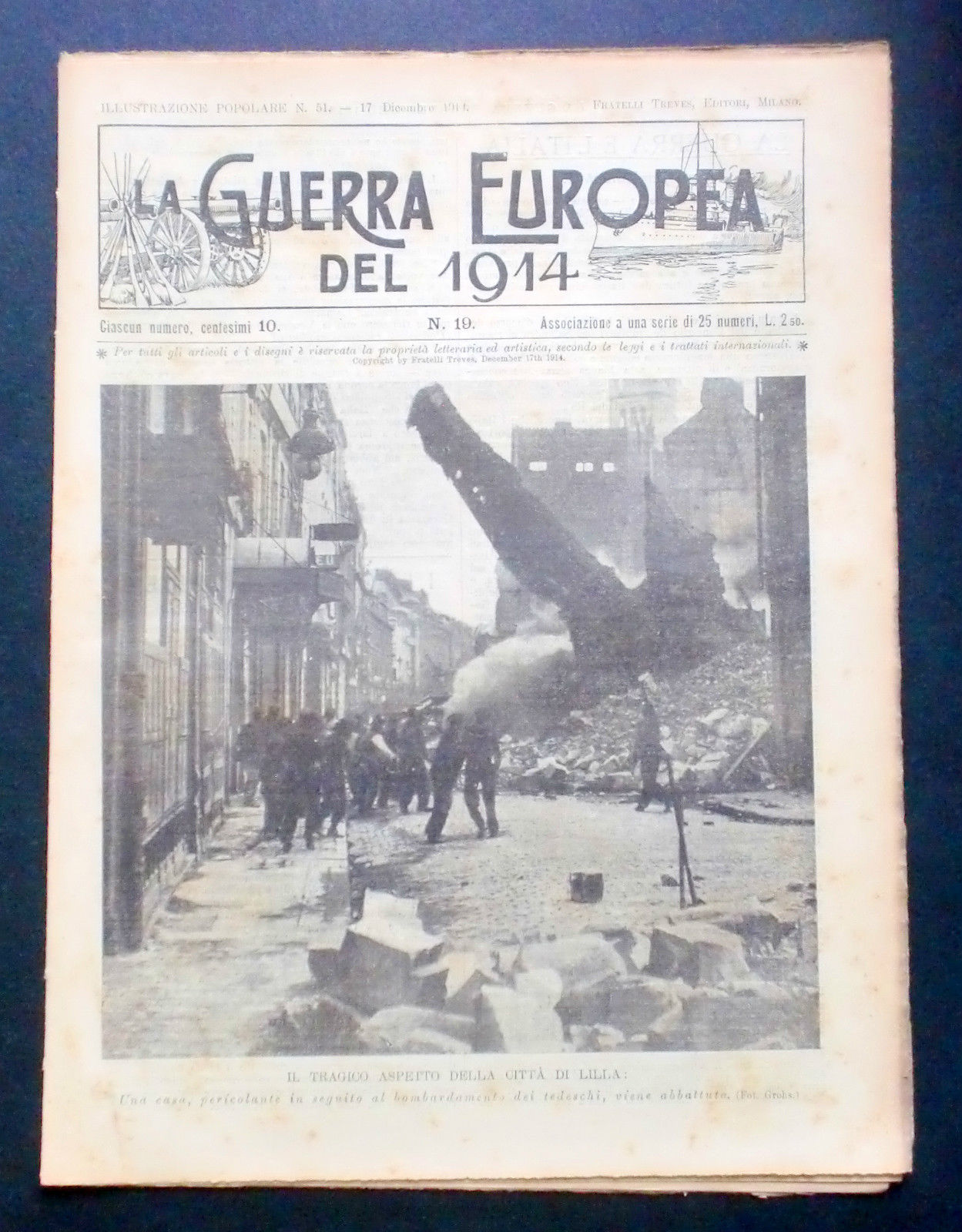 Giornale delle Famiglie - L'Illustrazione Popolare - Guerra Europea N° …