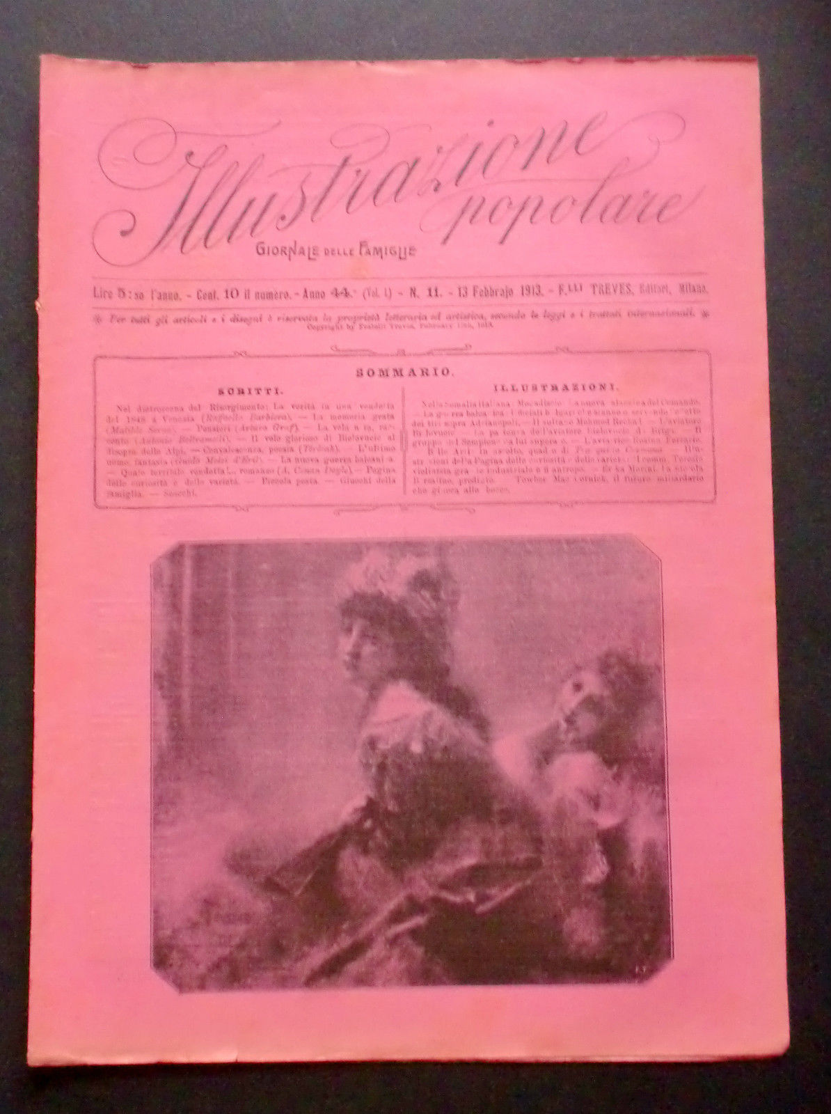 Giornale delle Famiglie - L'Illustrazione Popolare Guerra Italo-Turca N° 11 …