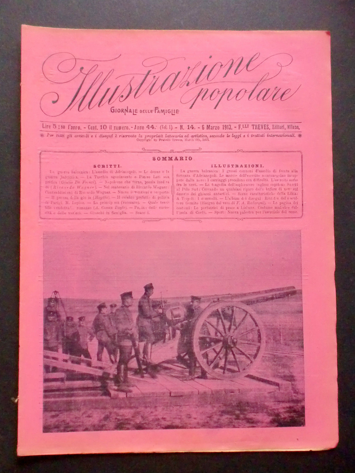 Giornale delle Famiglie - L'Illustrazione Popolare Guerra Italo-Turca N° 14 …