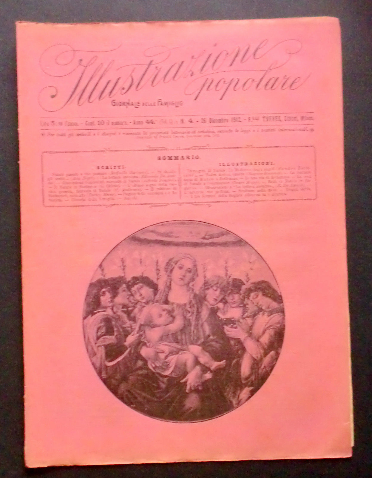 Giornale delle Famiglie - L'Illustrazione Popolare Guerra Italo-Turca N° 4 …