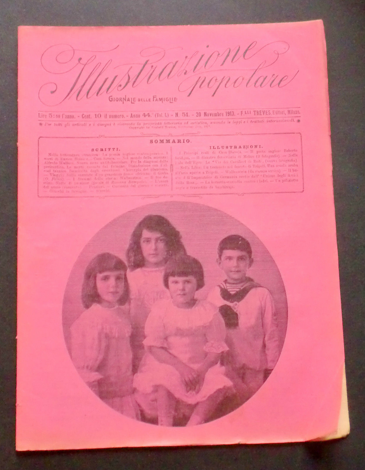 Giornale delle Famiglie - L'Illustrazione Popolare Guerra Italo-Turca N° 51 …