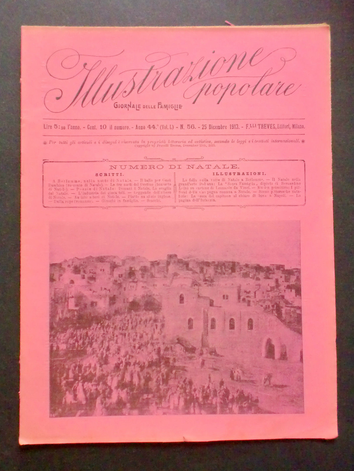 Giornale delle Famiglie - L'Illustrazione Popolare Guerra Italo-Turca N° 56 …