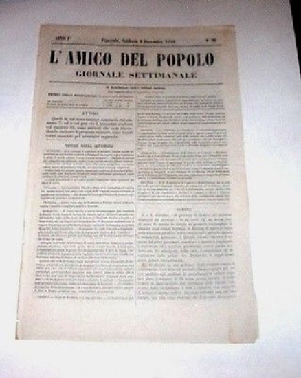 Giornale L'Amico del Popolo - Pinerolo - Anno I - …