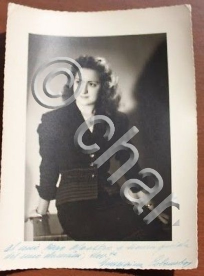 Giuseppina Colombo Canto Fotografia Autografo lirica 40