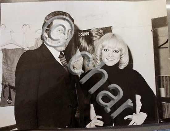 Grande foto spettacolo - Rita Pavone e Elirio Picchio 1975 …