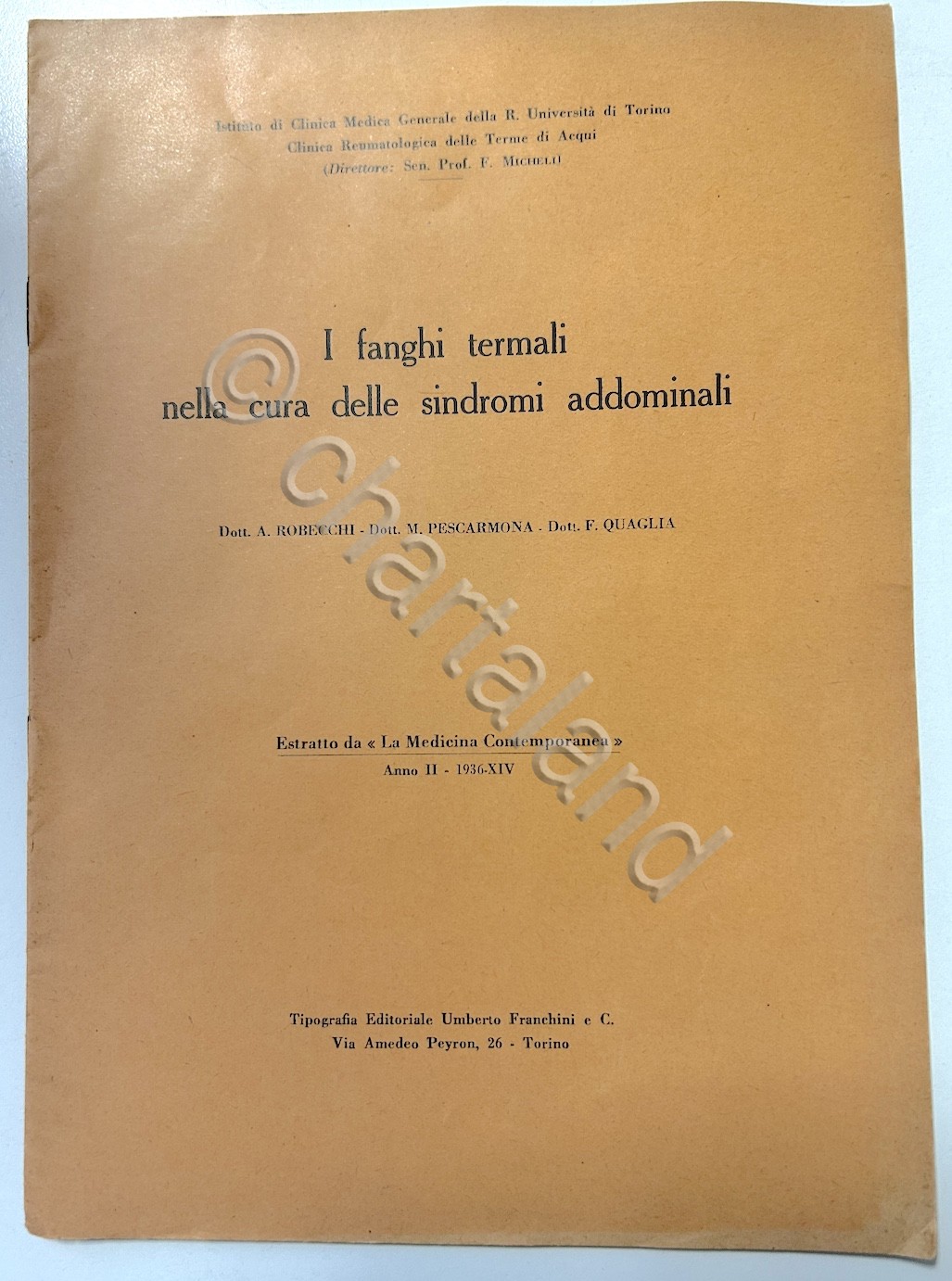 I fanghi termali nella cura delle sindromi addominali - 1^ …