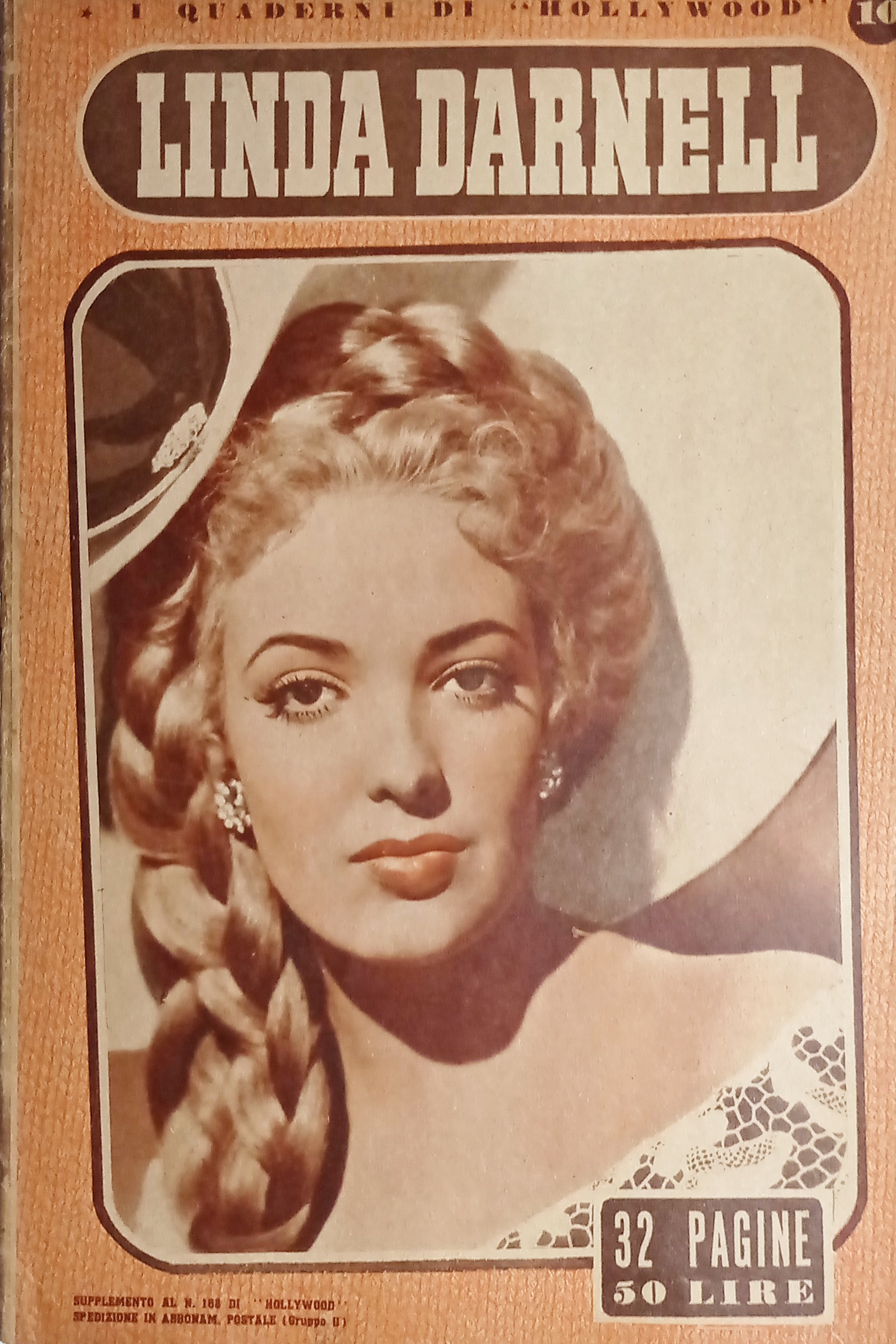 I Quaderni di Hollywood N. 10 - Linda Darnell - …