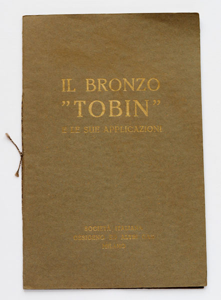 Il Bronzo Tobin e le sue applicazioni - Società Italiana …